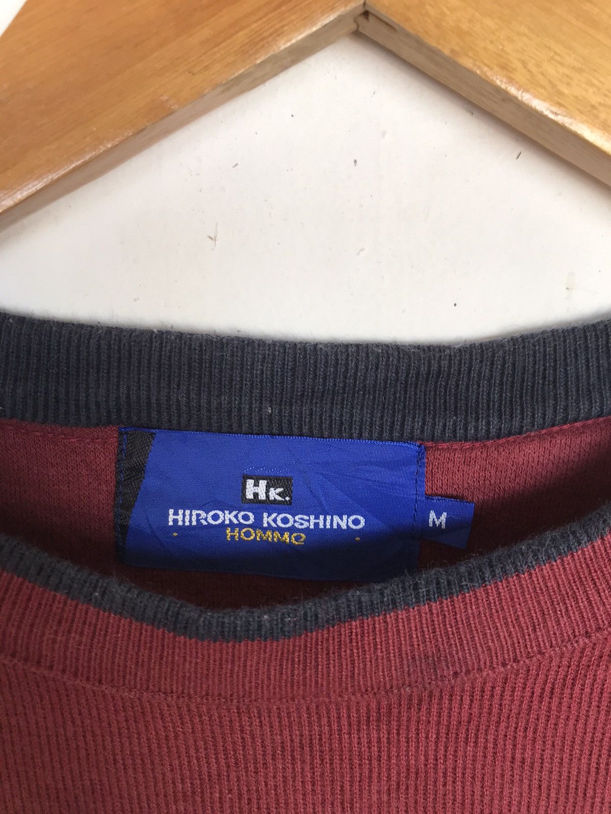 Hiroko Koshino Homme Japanese Vintage Hiroko Koshino Sweatshirt Spellout Size US M / EU 48-50 / 2 - 3 Thumbnail