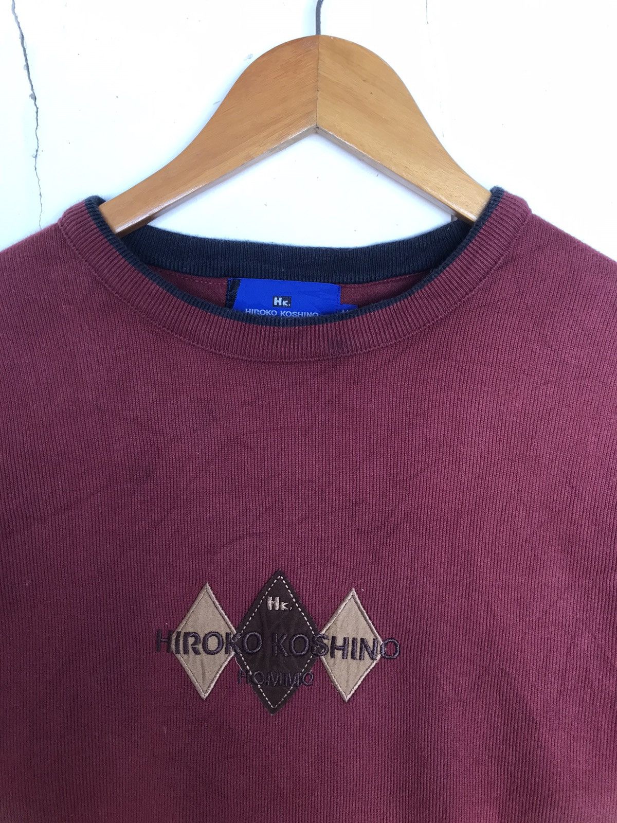 Hiroko Koshino Homme Japanese Vintage Hiroko Koshino Sweatshirt Spellout Size US M / EU 48-50 / 2 - 2 Thumbnail