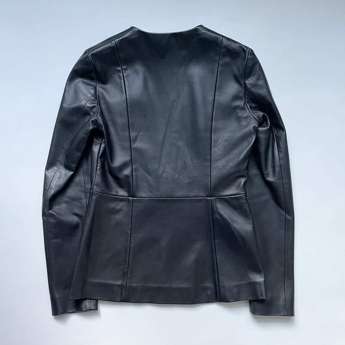 Maison Margiela A/W 15 ‘Collarless Blazer’ Style Leather Jacket Size S / US 4 / IT 40 - 11 Thumbnail