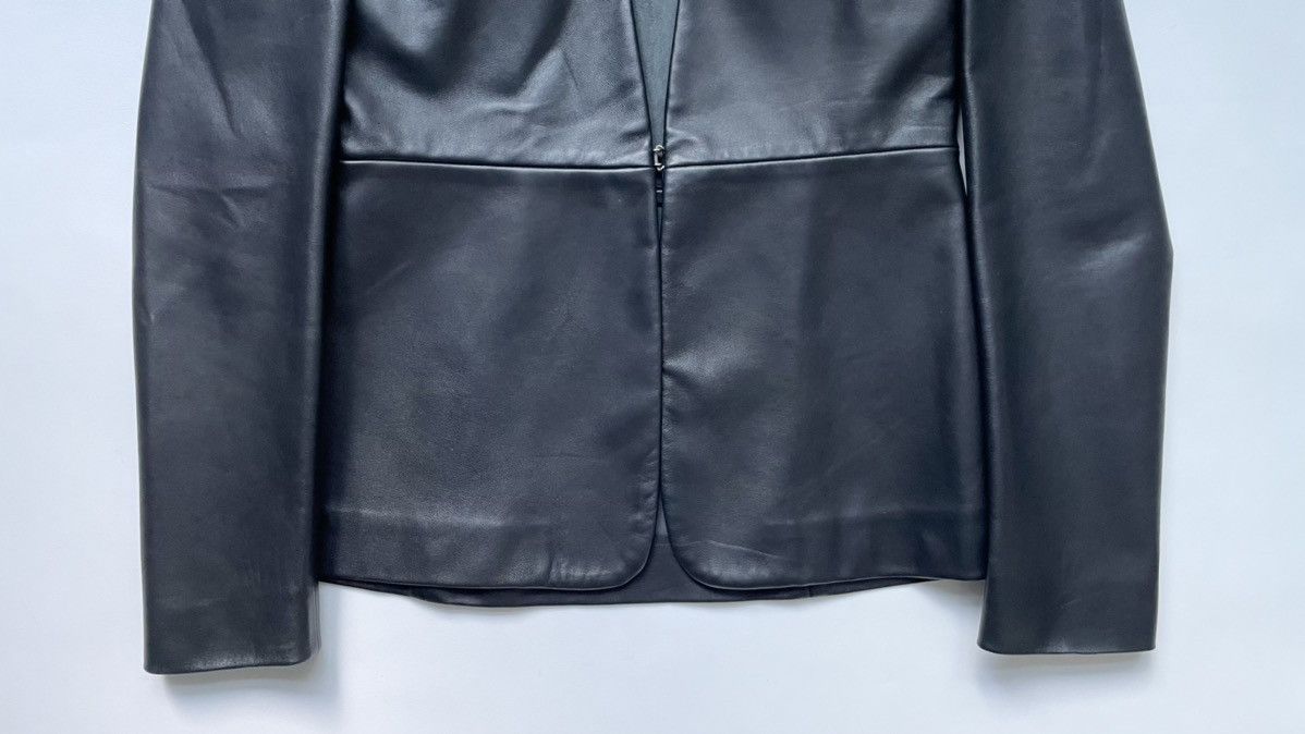 Maison Margiela A/W 15 ‘Collarless Blazer’ Style Leather Jacket Size S / US 4 / IT 40 - 6 Thumbnail