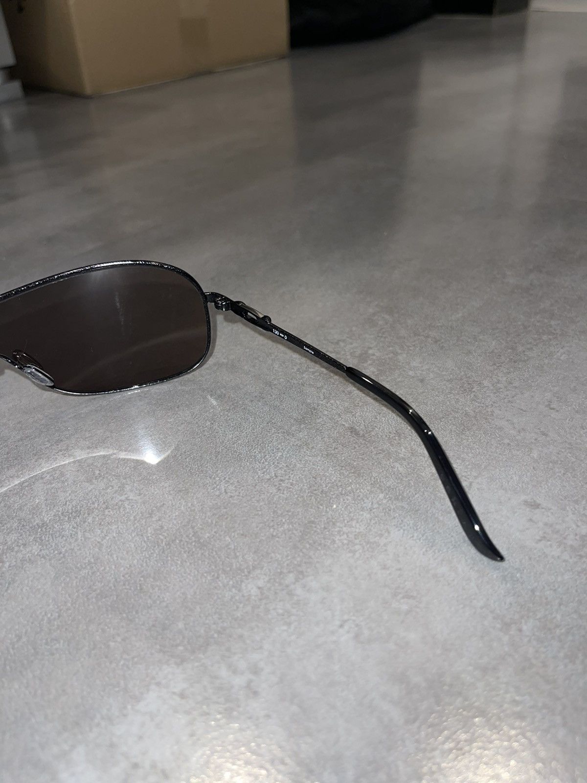 Oakley Oakley OO4078-08 "Coffected" Silver Black Shield Sunglasses Size ONE SIZE - 10 Thumbnail