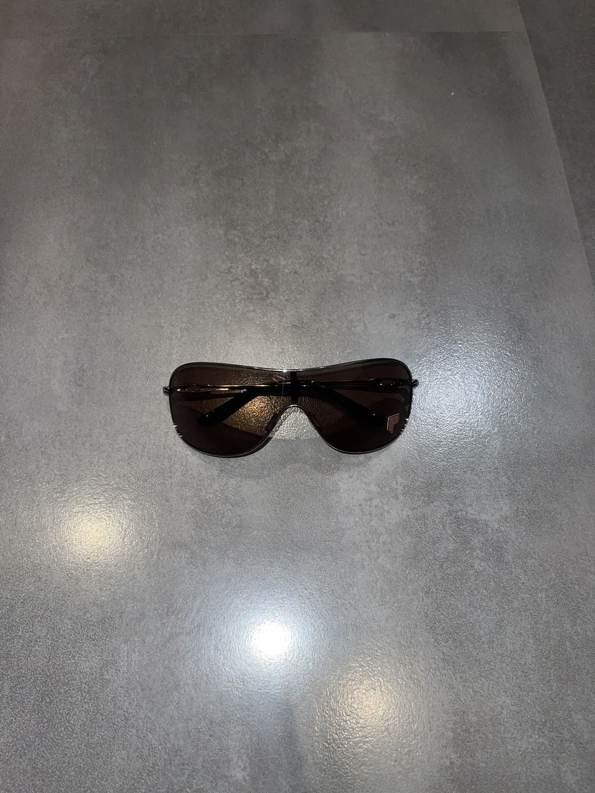 Oakley Oakley OO4078-07 "Coffected" Silver Black Shield Sunglasses Size ONE SIZE - 4 Thumbnail