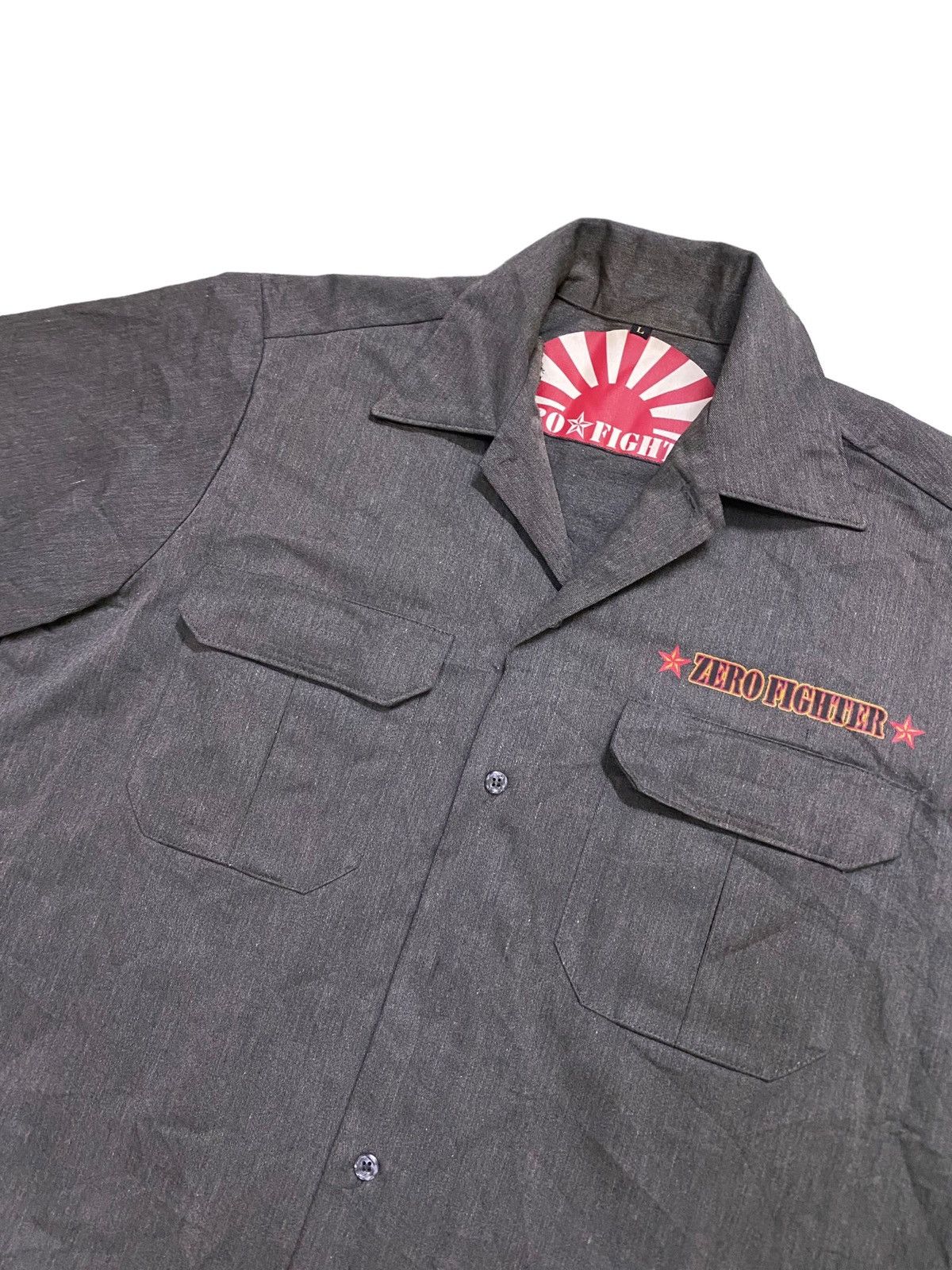 Hysteric Glamour 💥Final💥Zero Fighter Japan Button Up Shirt Size US L / EU 52-54 / 3 - 8 Thumbnail