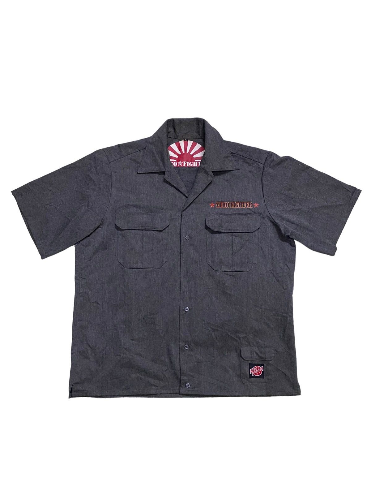 Hysteric Glamour 💥Final💥Zero Fighter Japan Button Up Shirt Size US L / EU 52-54 / 3 - 6 Thumbnail