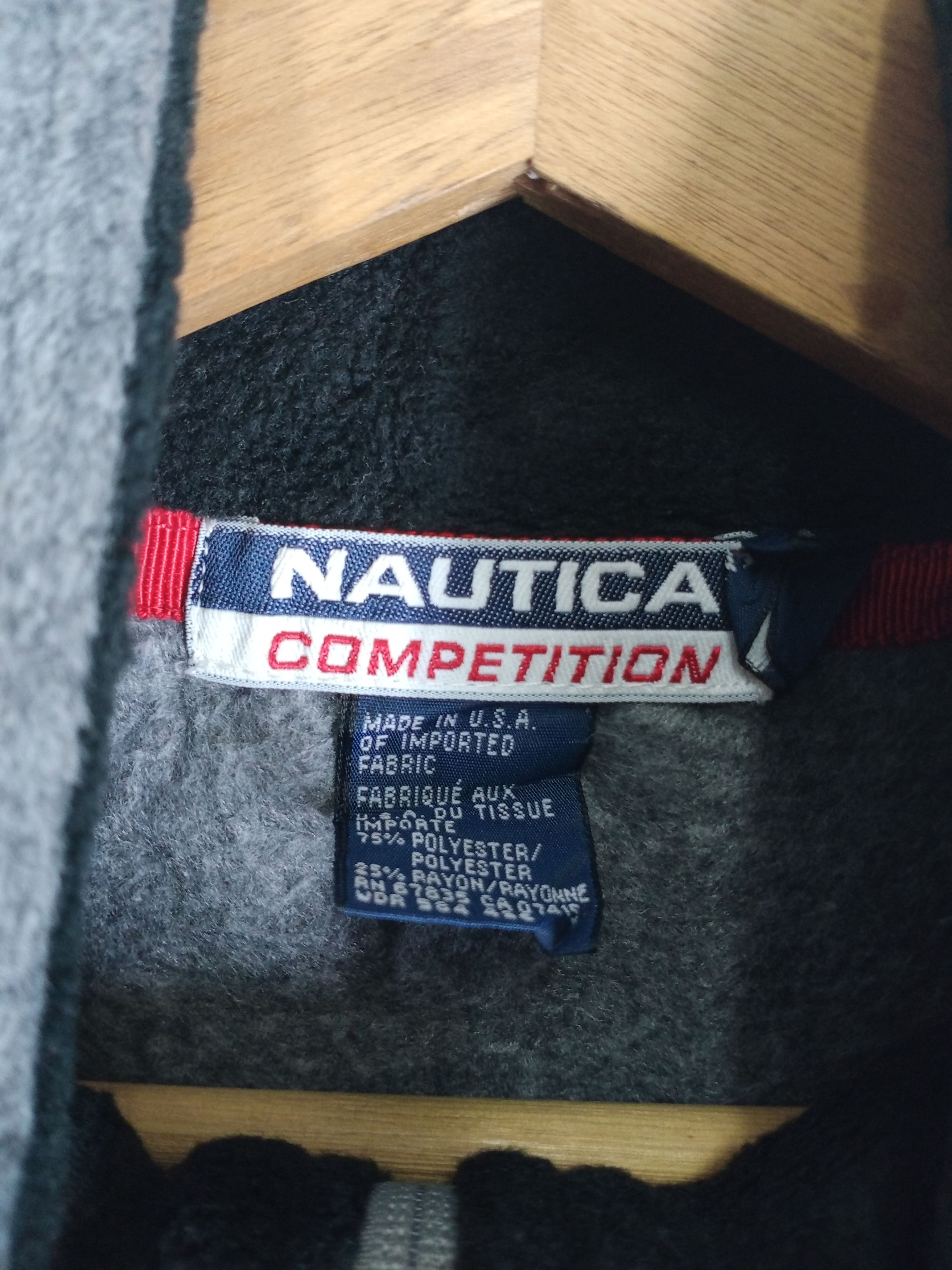 Nautica Vintage Nautica Competition Half Zipper Fleece Sweatshirt Size US L / EU 52-54 / 3 - 3 Thumbnail