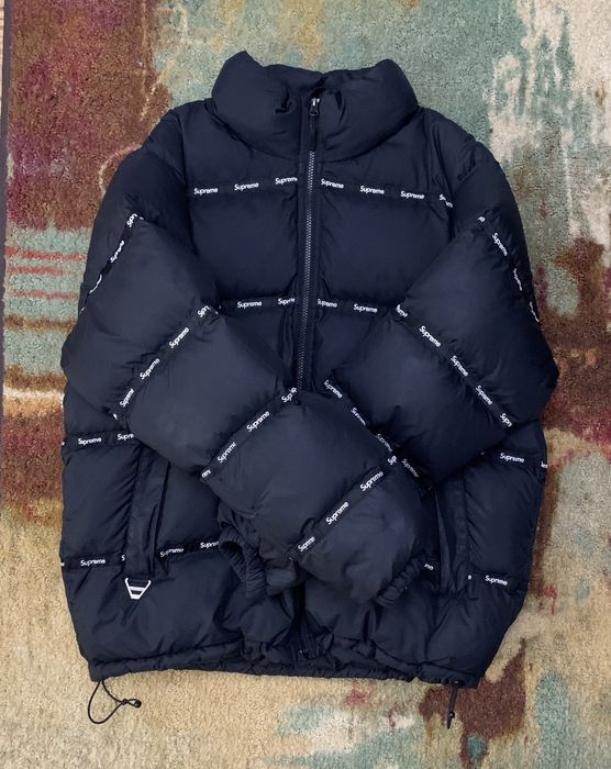 Supreme store taped puffer