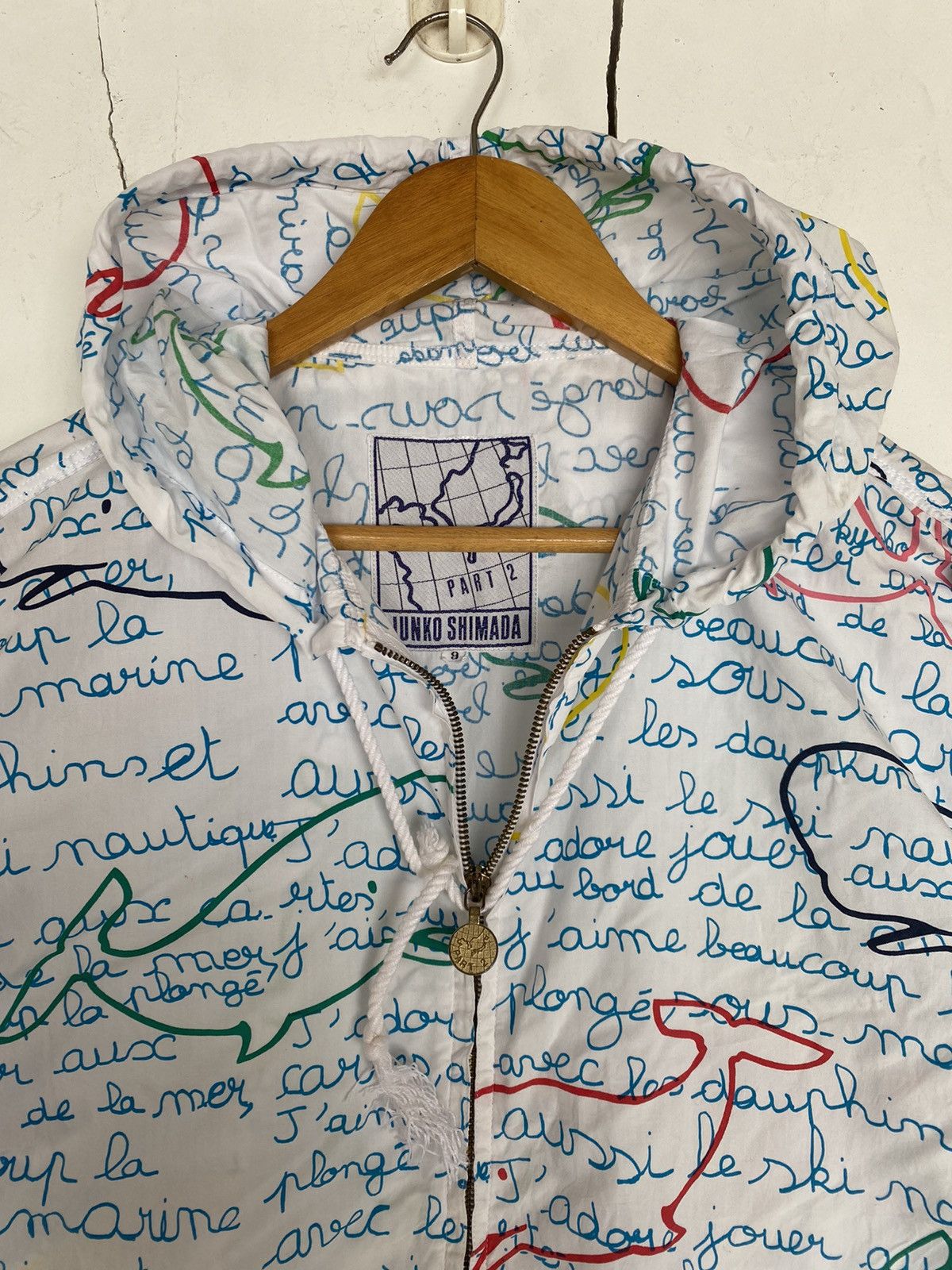 Junko Shimada 90s Vintage Junko Shimada Fullprint Coach Jacket Size US L / EU 52-54 / 3 - 3 Thumbnail