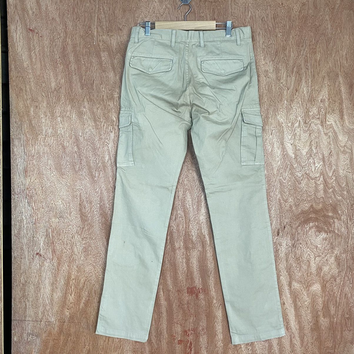 Japanese Brand DLL Uniqlo Brown Multipocket Tactical Crgo Pants #1904 Size US 31 - 8 Thumbnail
