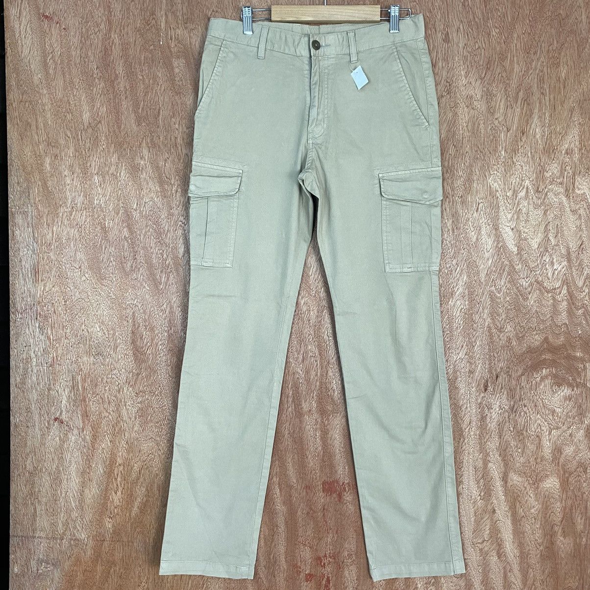 Japanese Brand DLL Uniqlo Brown Multipocket Tactical Crgo Pants #1904 Size US 31 - 1 Thumbnail