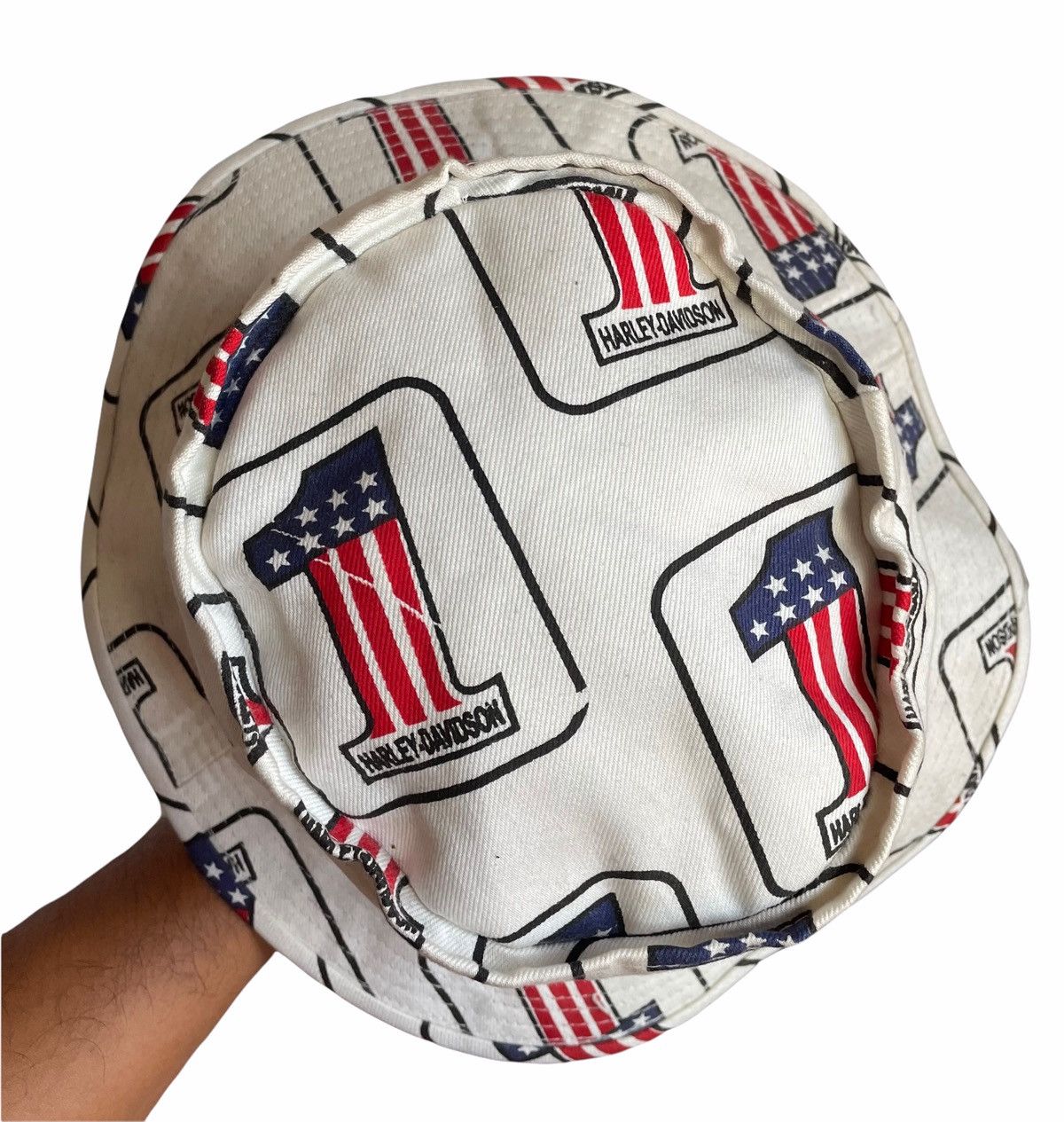 Harley Davidson × Vintage vintage Harley Davidson hat Z - 2 USA Size 38 - 4 Thumbnail