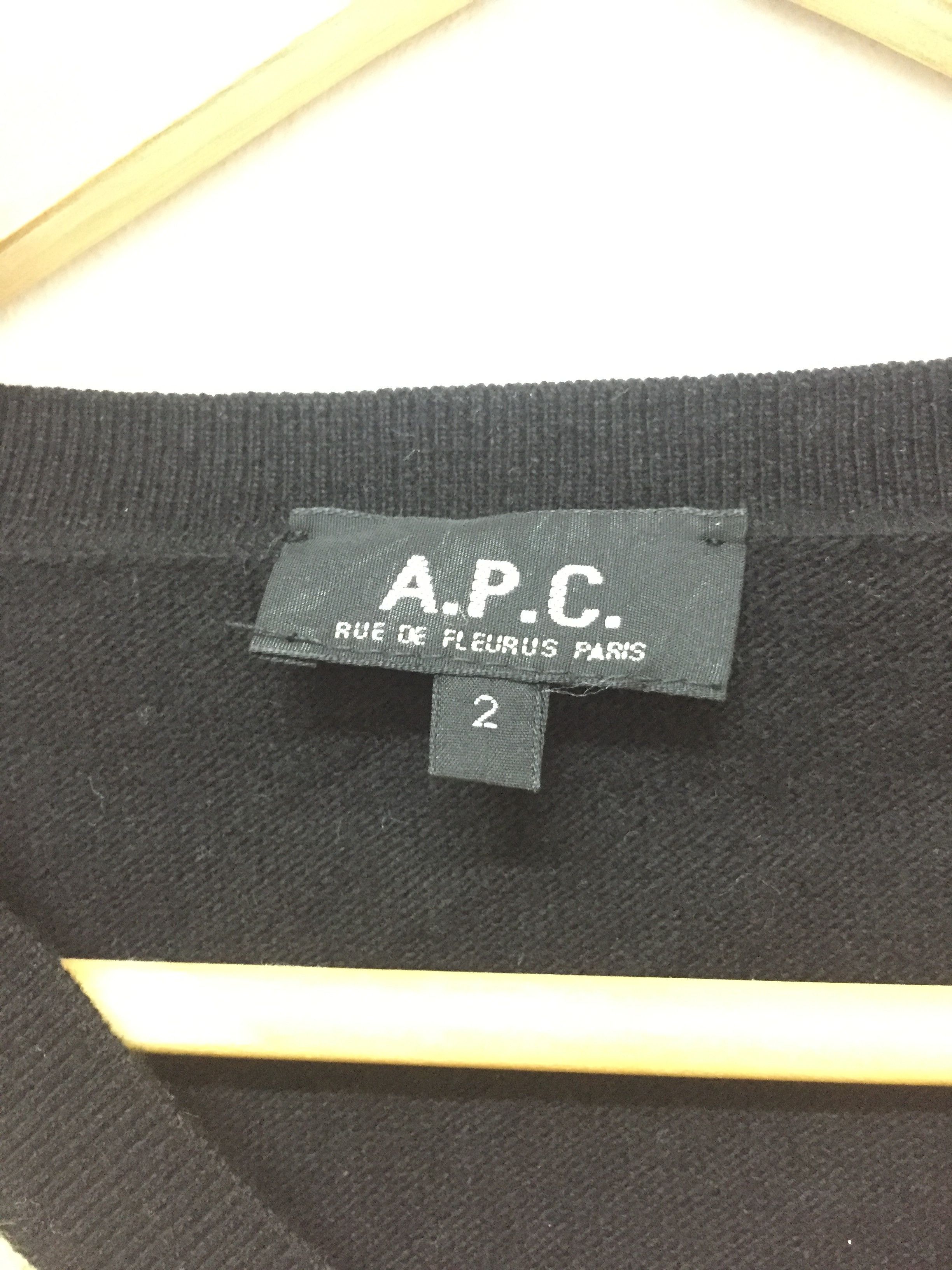 A.P.C. Vtg APC 2 Color wool sweater Size US M / EU 48-50 / 2 - 5 Thumbnail