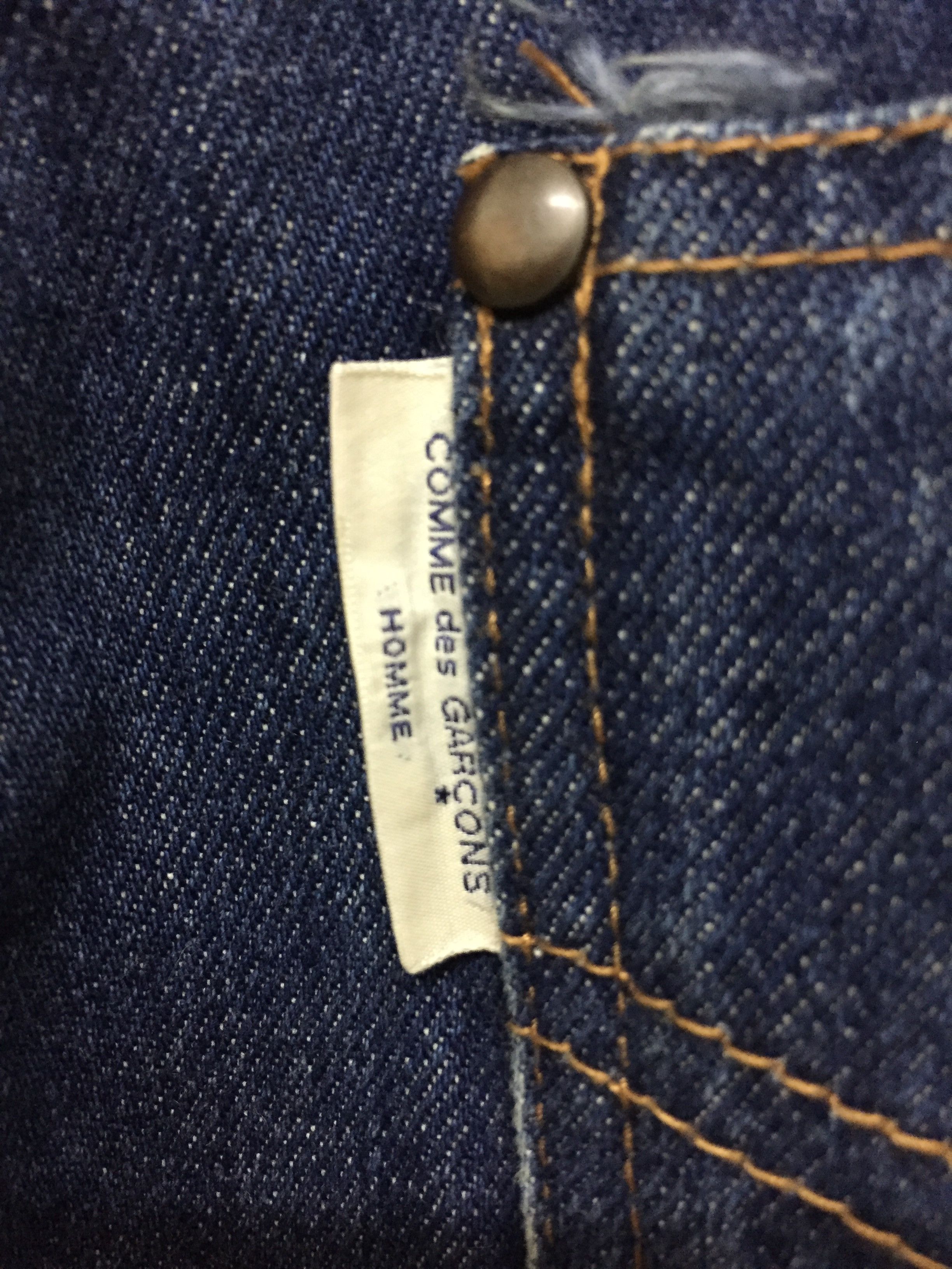 Comme des Garcons Homme AD1988 COMME Des GARCONS Homme denim Size US 30 / EU 46 - 10 Thumbnail