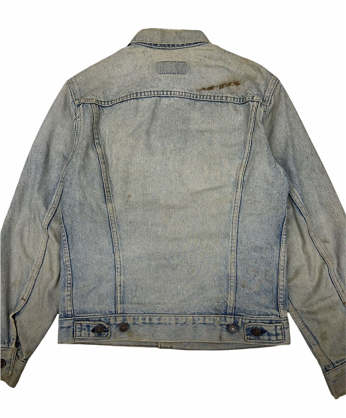 Levi's VINTAGE 80s LEVIS TRUCKER DISTRESSED JACKET USA Size US S / EU 44-46 / 1 - 7 Thumbnail