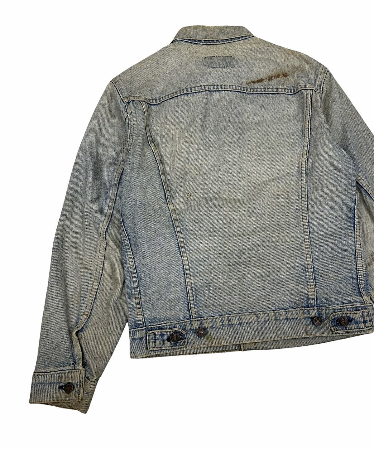 Levi's VINTAGE 80s LEVIS TRUCKER DISTRESSED JACKET USA Size US S / EU 44-46 / 1 - 5 Thumbnail