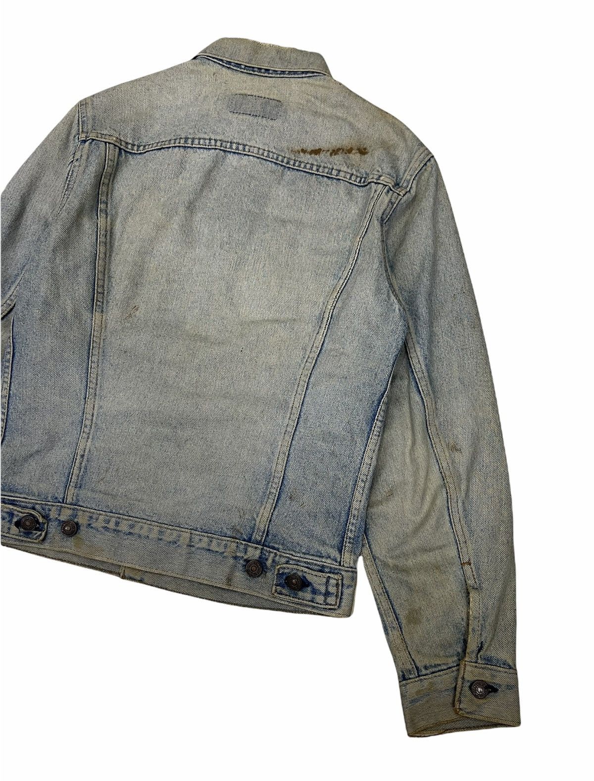 Levi's VINTAGE 80s LEVIS TRUCKER DISTRESSED JACKET USA Size US S / EU 44-46 / 1 - 6 Thumbnail