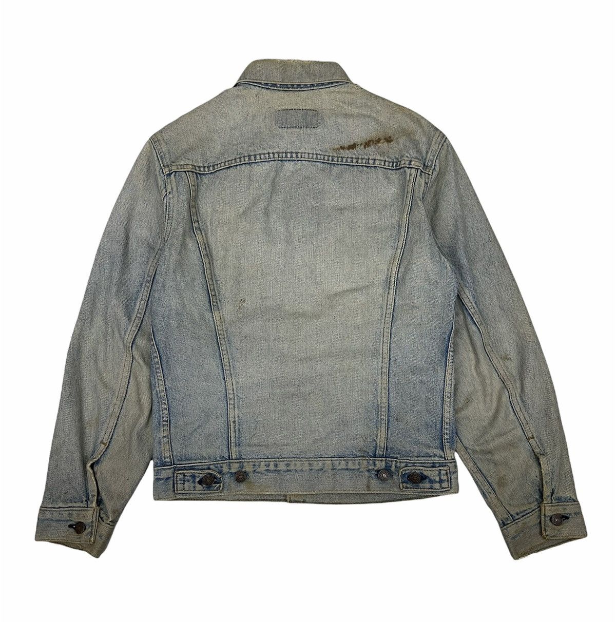Levi's VINTAGE 80s LEVIS TRUCKER DISTRESSED JACKET USA Size US S / EU 44-46 / 1 - 2 Thumbnail