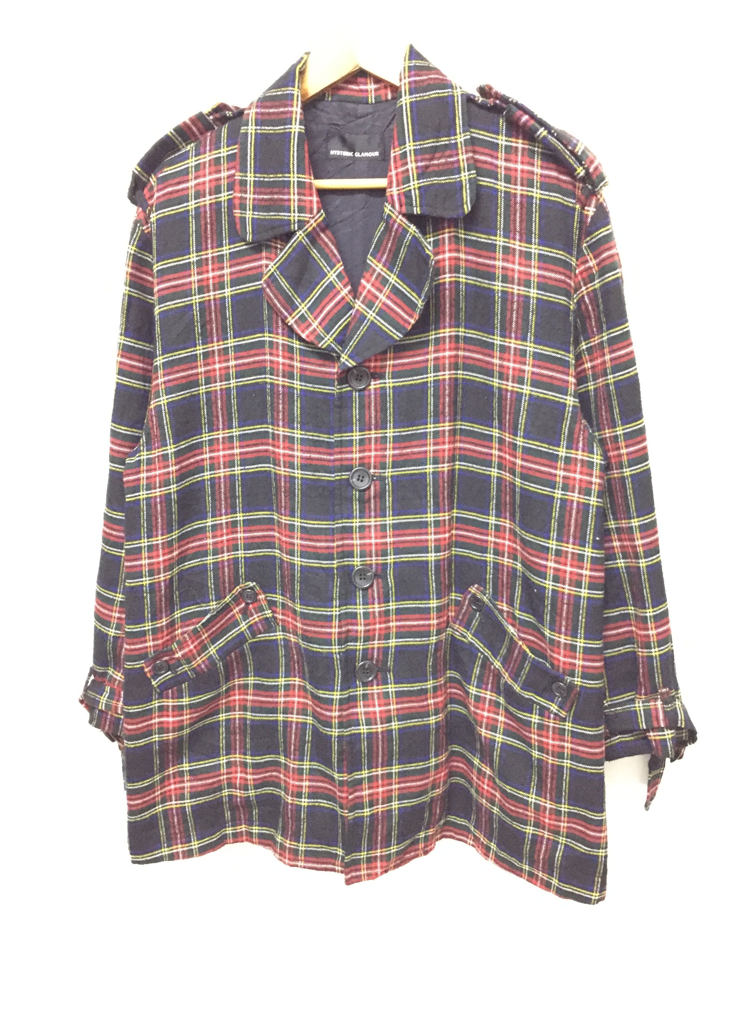 Hysteric Glamour HG Tartan parka jacket Size US L / EU 52-54 / 3 - 3 Thumbnail
