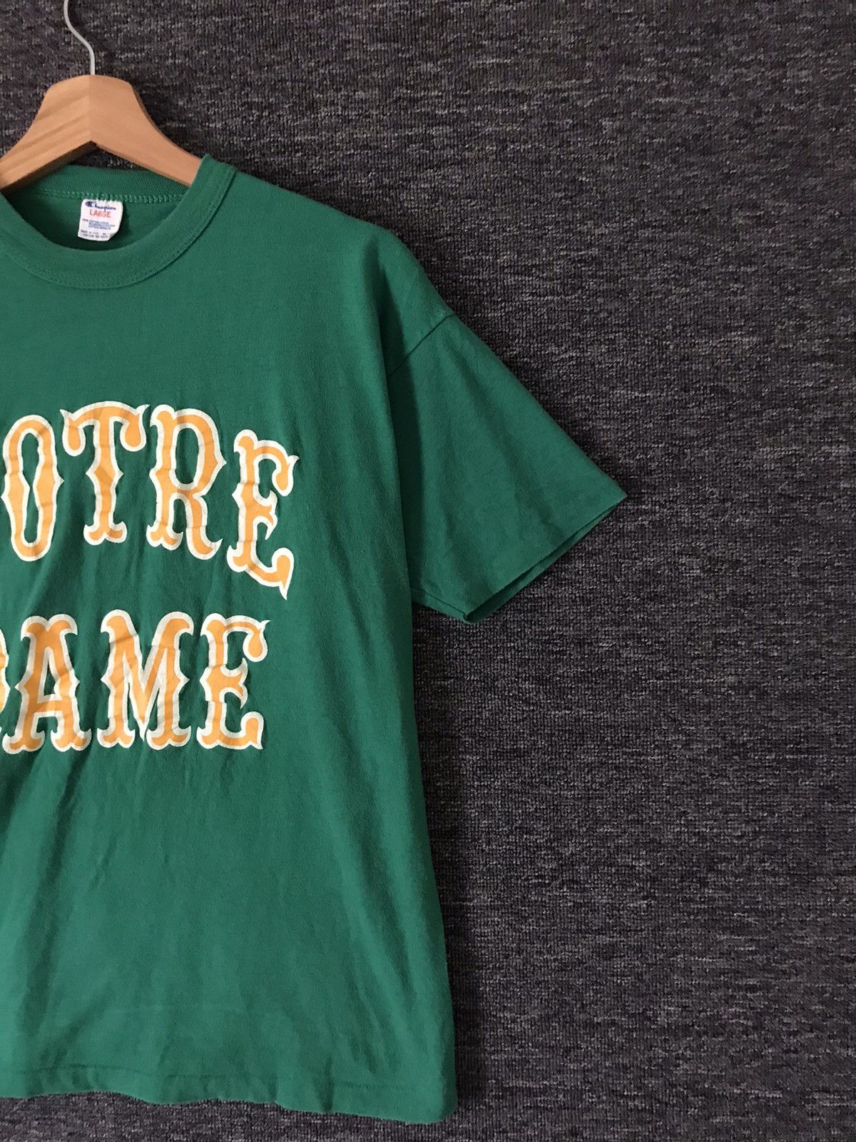 Champion Vintage 80s Champion Notre Dame T-shirts Size US L / EU 52-54 / 3 - 3 Thumbnail