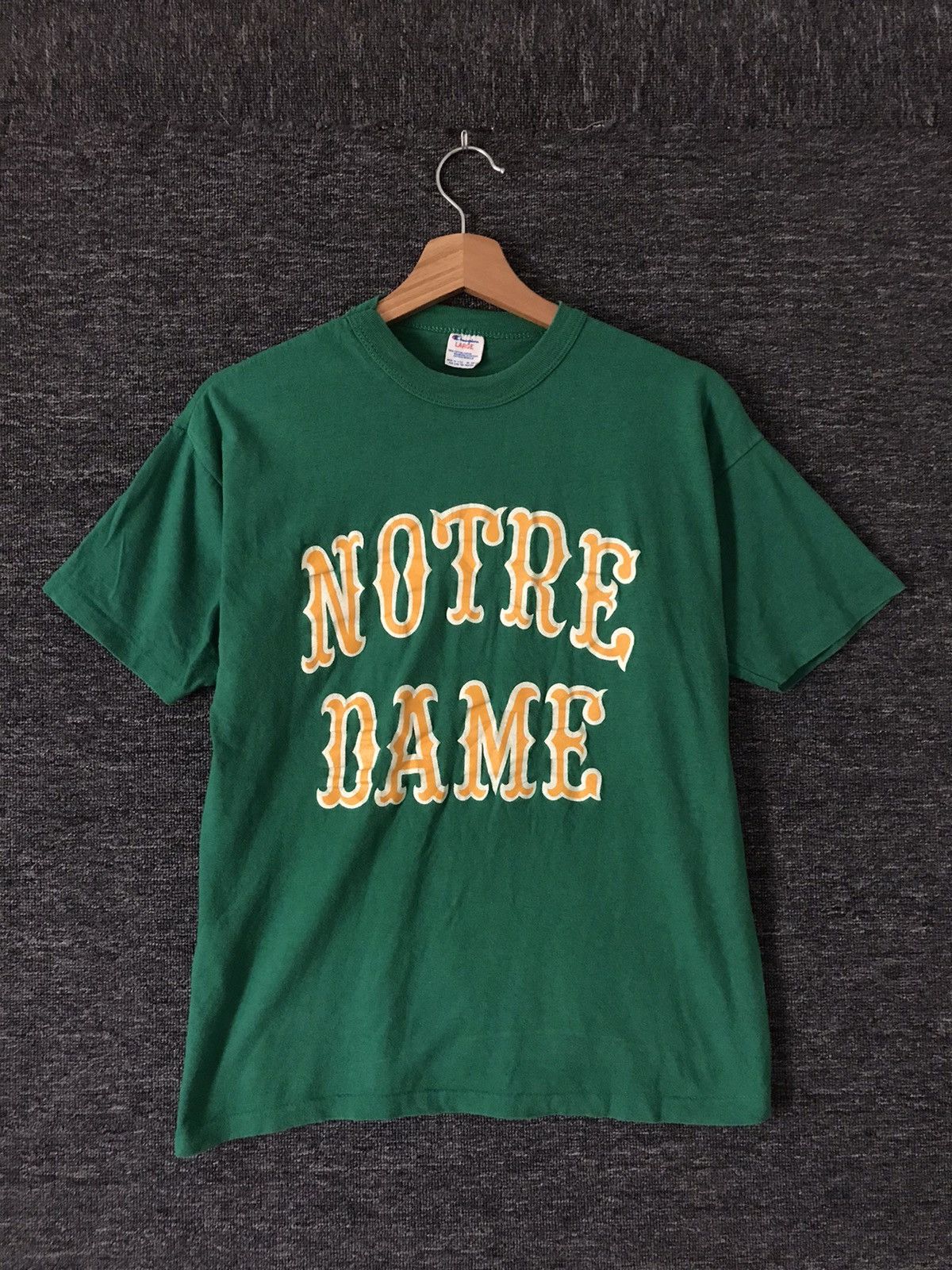トップス 80s champion vintage NOTRE DAME tee Vintage 80s Champion Notre Dame T-shirts