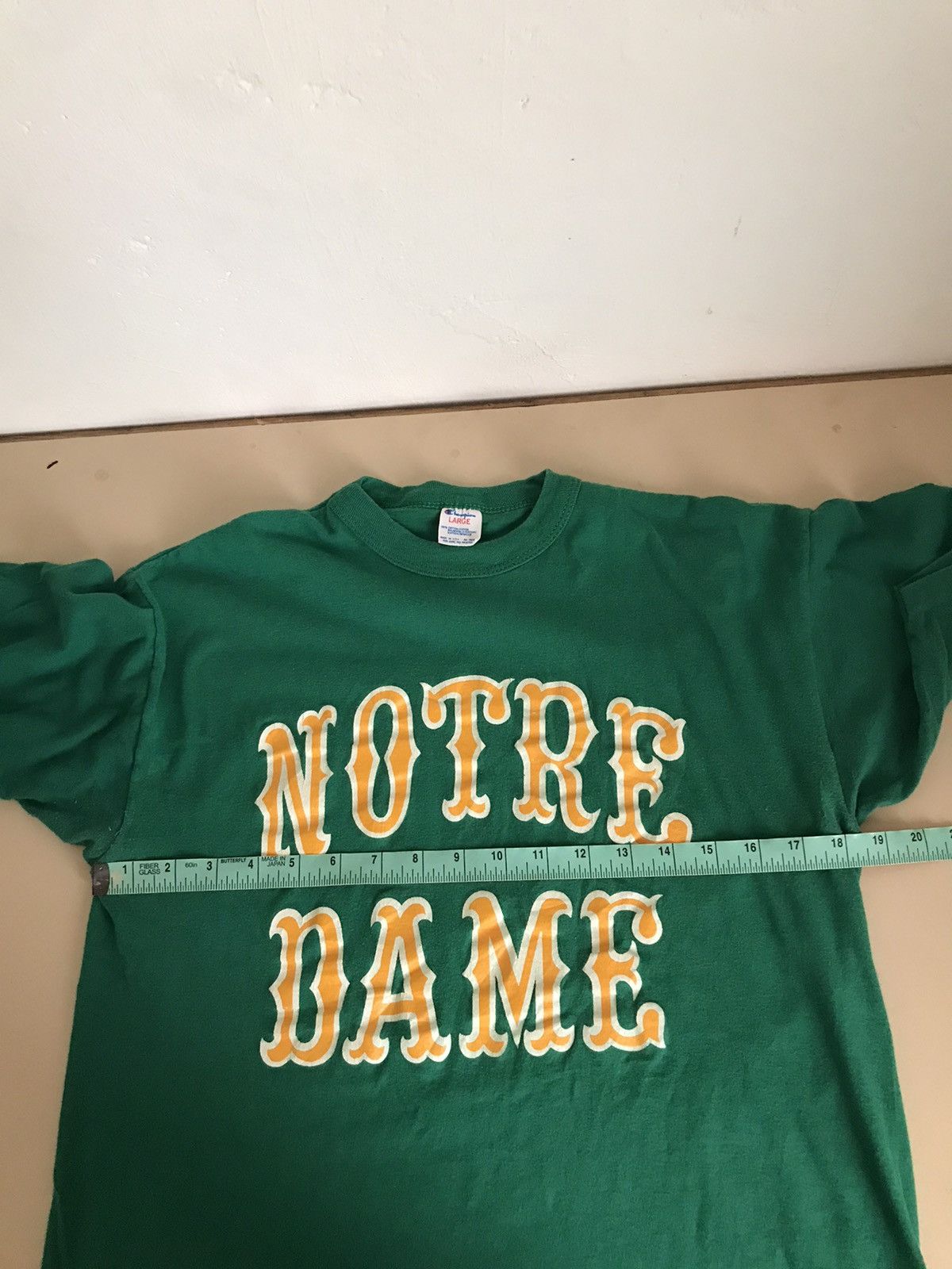 Champion Vintage 80s Champion Notre Dame T-shirts Size US L / EU 52-54 / 3 - 7 Thumbnail
