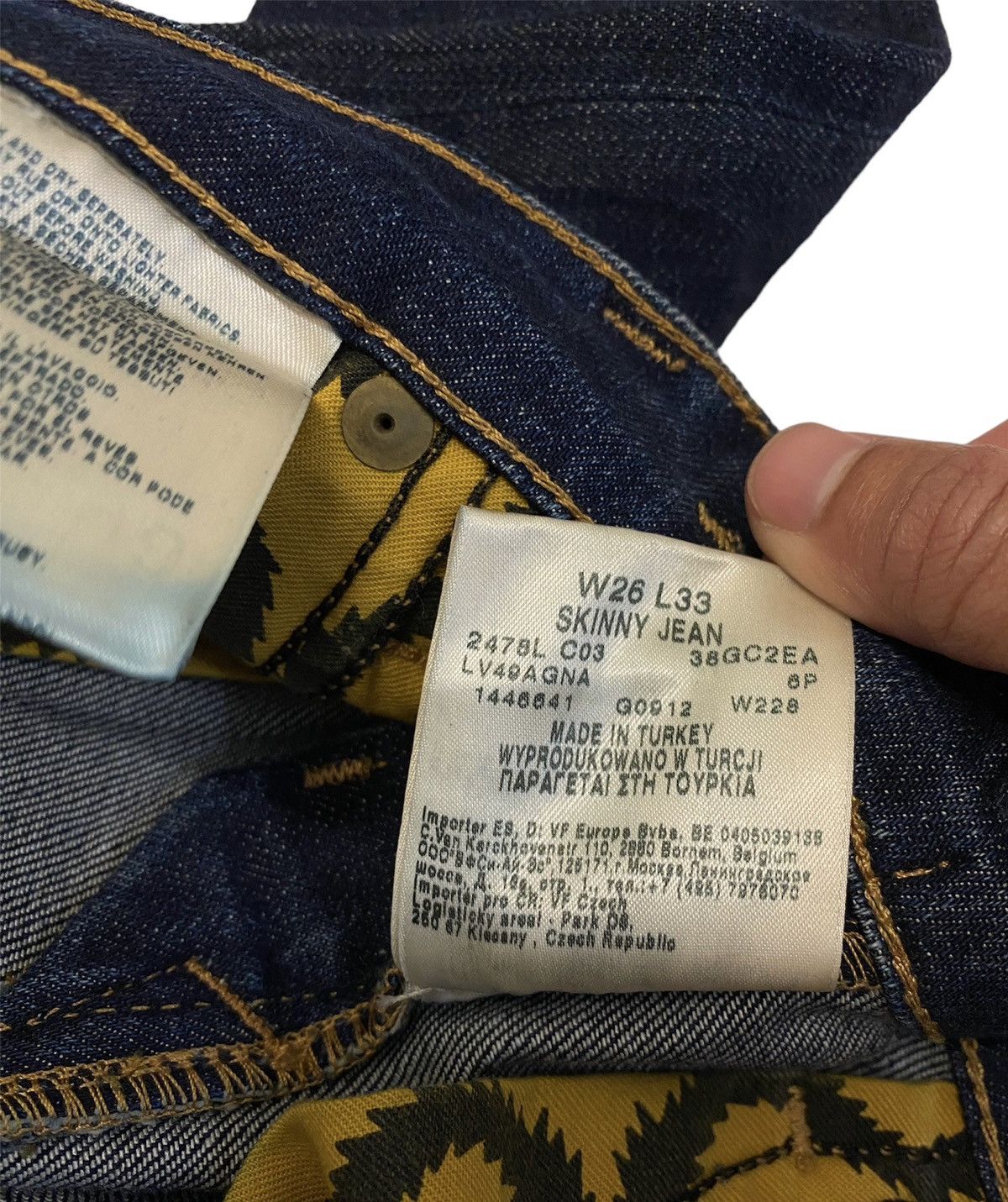 Lee × Vivienne Westwood 🔥🔥Lee Vivienne Westwood Elvis Presley Quotes Size 27" / US 4 / IT 40 - 10 Thumbnail