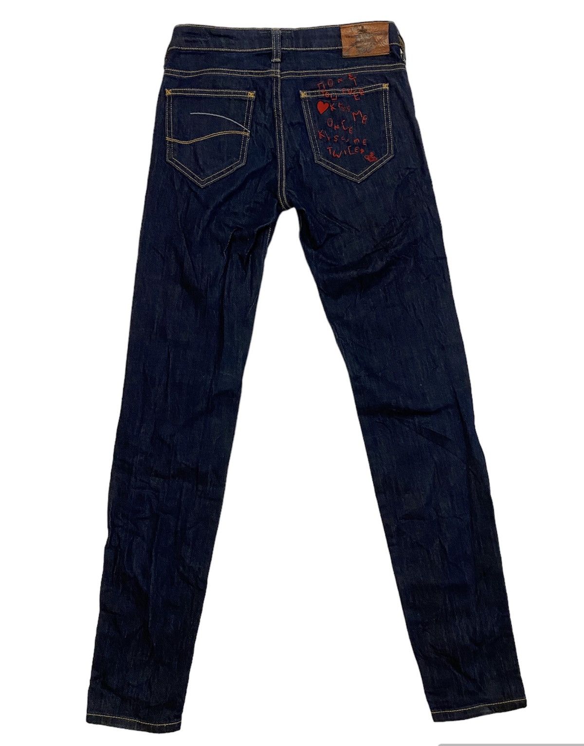 Lee × Vivienne Westwood 🔥🔥Lee Vivienne Westwood Elvis Presley Quotes Size 27" / US 4 / IT 40 - 2 Thumbnail