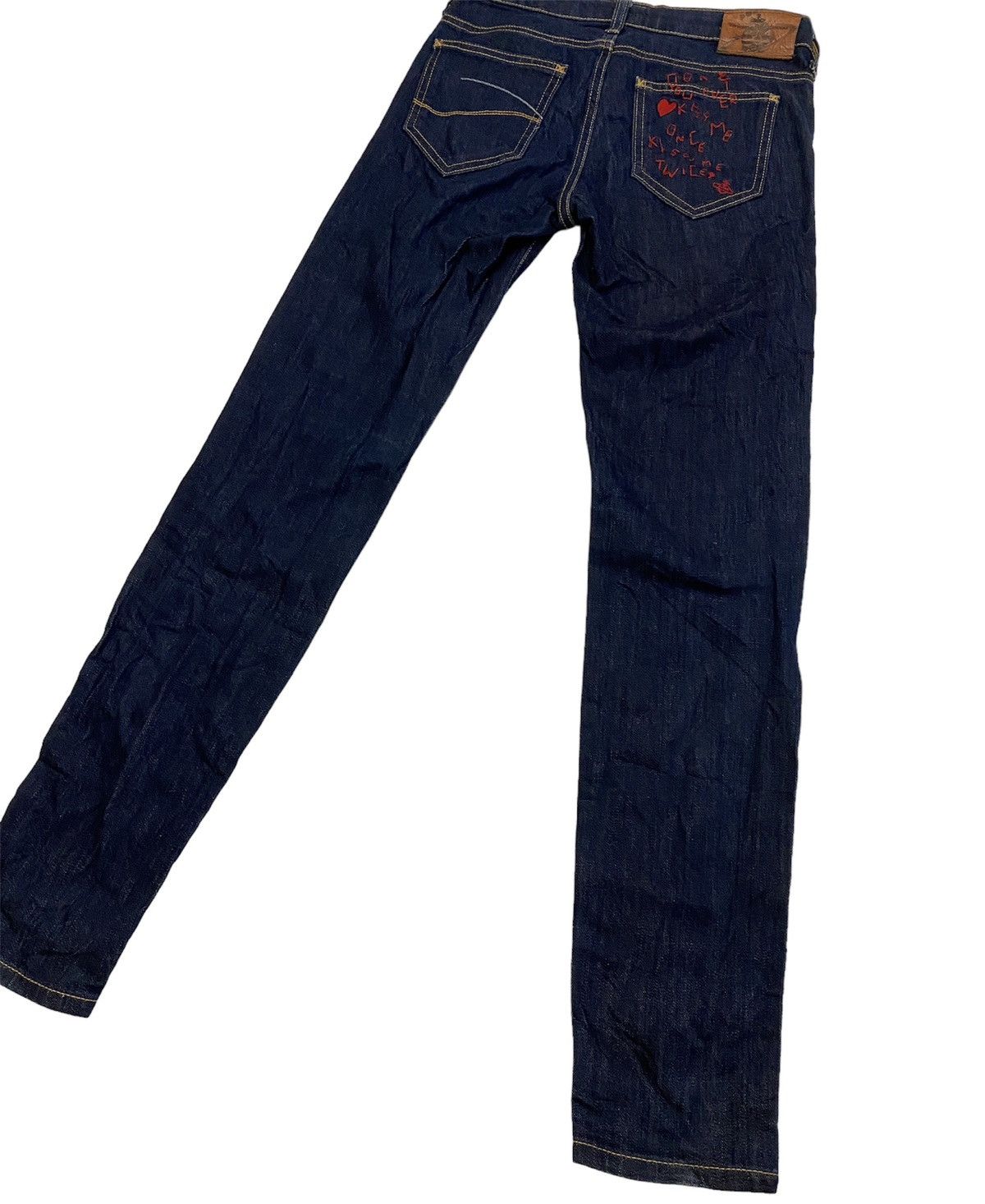 Lee × Vivienne Westwood 🔥🔥Lee Vivienne Westwood Elvis Presley Quotes Size 27" / US 4 / IT 40 - 6 Thumbnail
