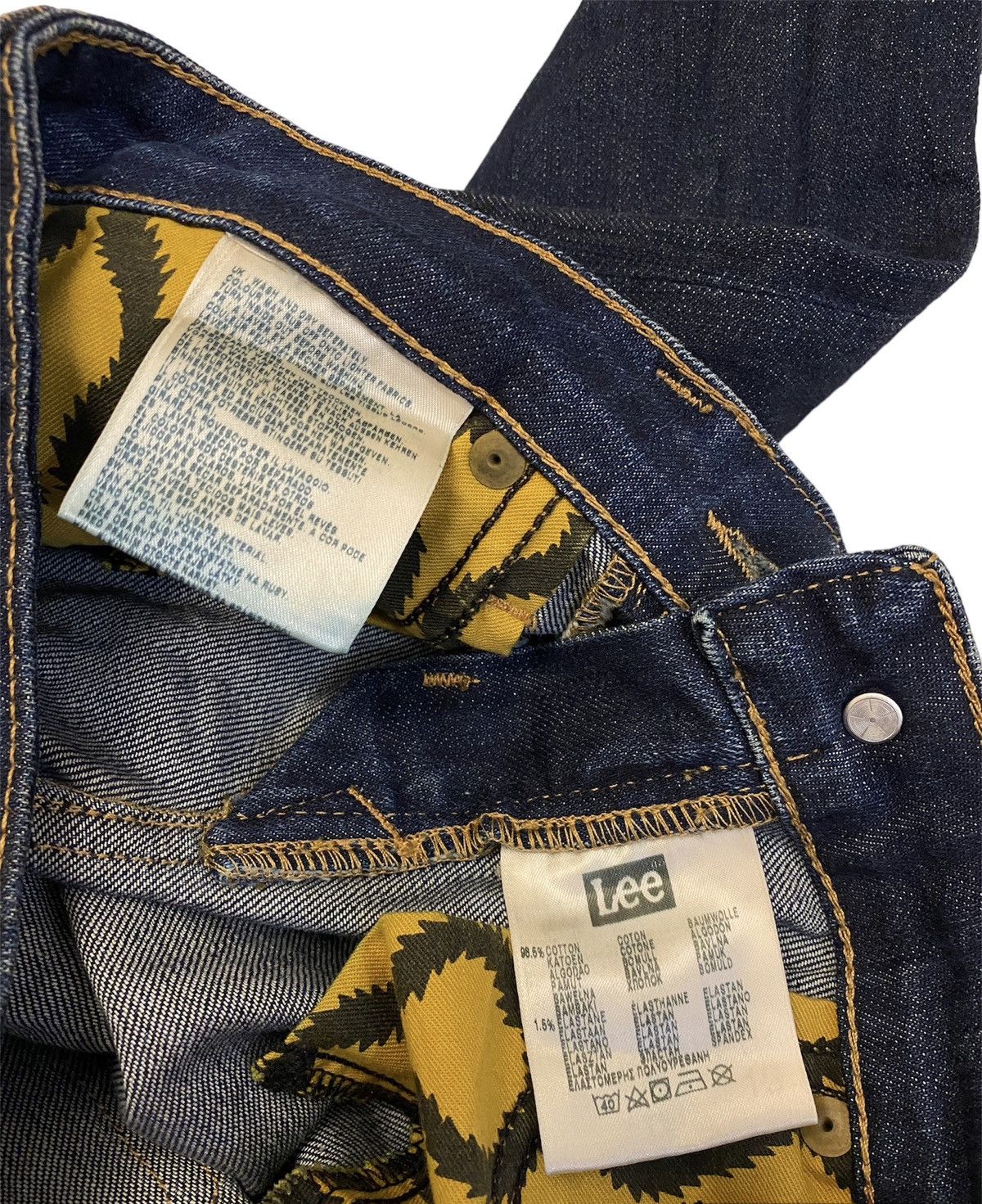 Lee × Vivienne Westwood 🔥🔥Lee Vivienne Westwood Elvis Presley Quotes Size 27" / US 4 / IT 40 - 9 Thumbnail