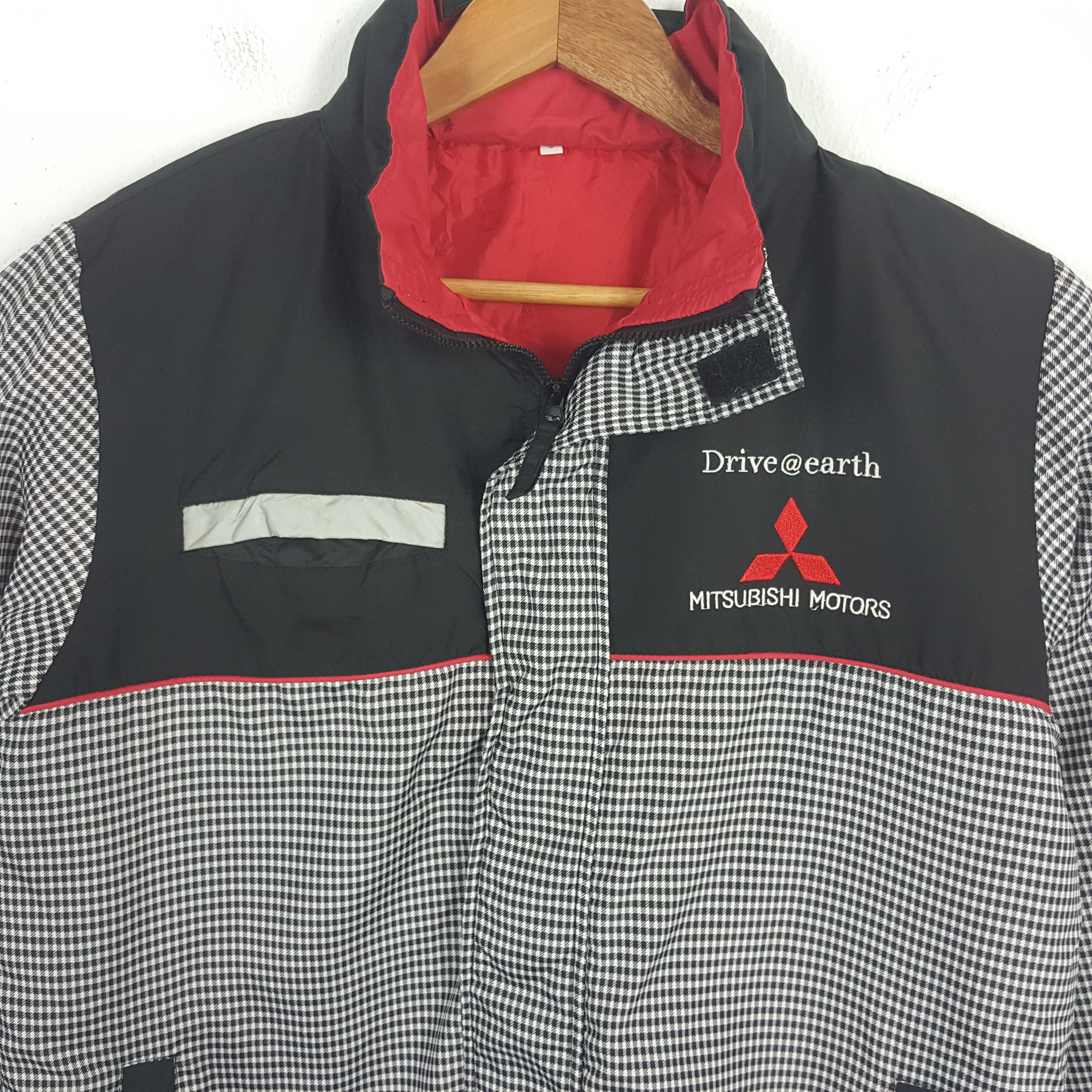 Japanese Brand × Vintage Vintage MITSUBISHI Japanese Motorsports Racing Jacket Size US M / EU 48-50 / 2 - 2 Thumbnail
