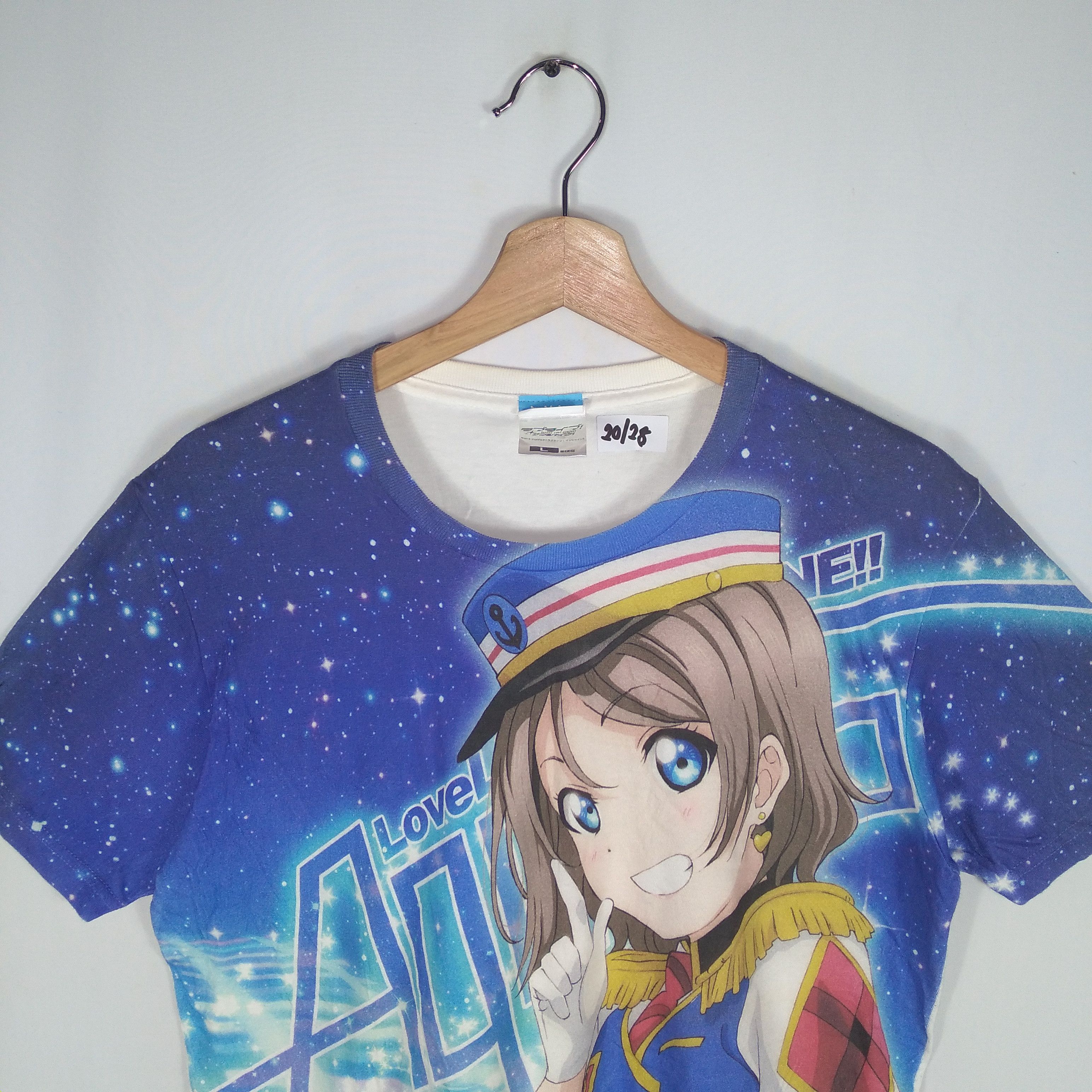 Anime × Vintage Anime School Idol Project Nice Character Tee By Cospa Size US M / EU 48-50 / 2 - 2 Thumbnail