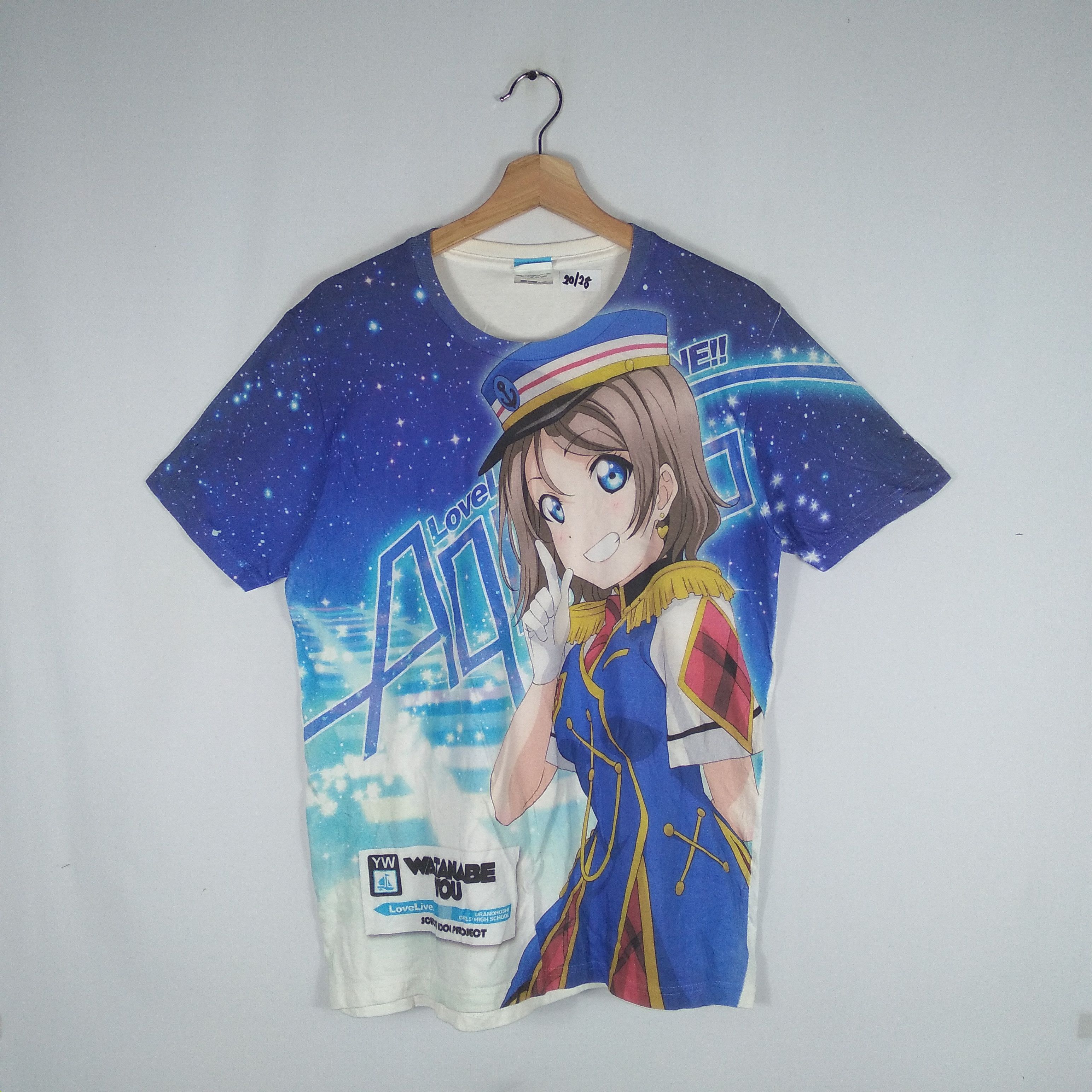 Anime × Vintage Anime School Idol Project Nice Character Tee By Cospa Size US M / EU 48-50 / 2 - 1 Thumbnail