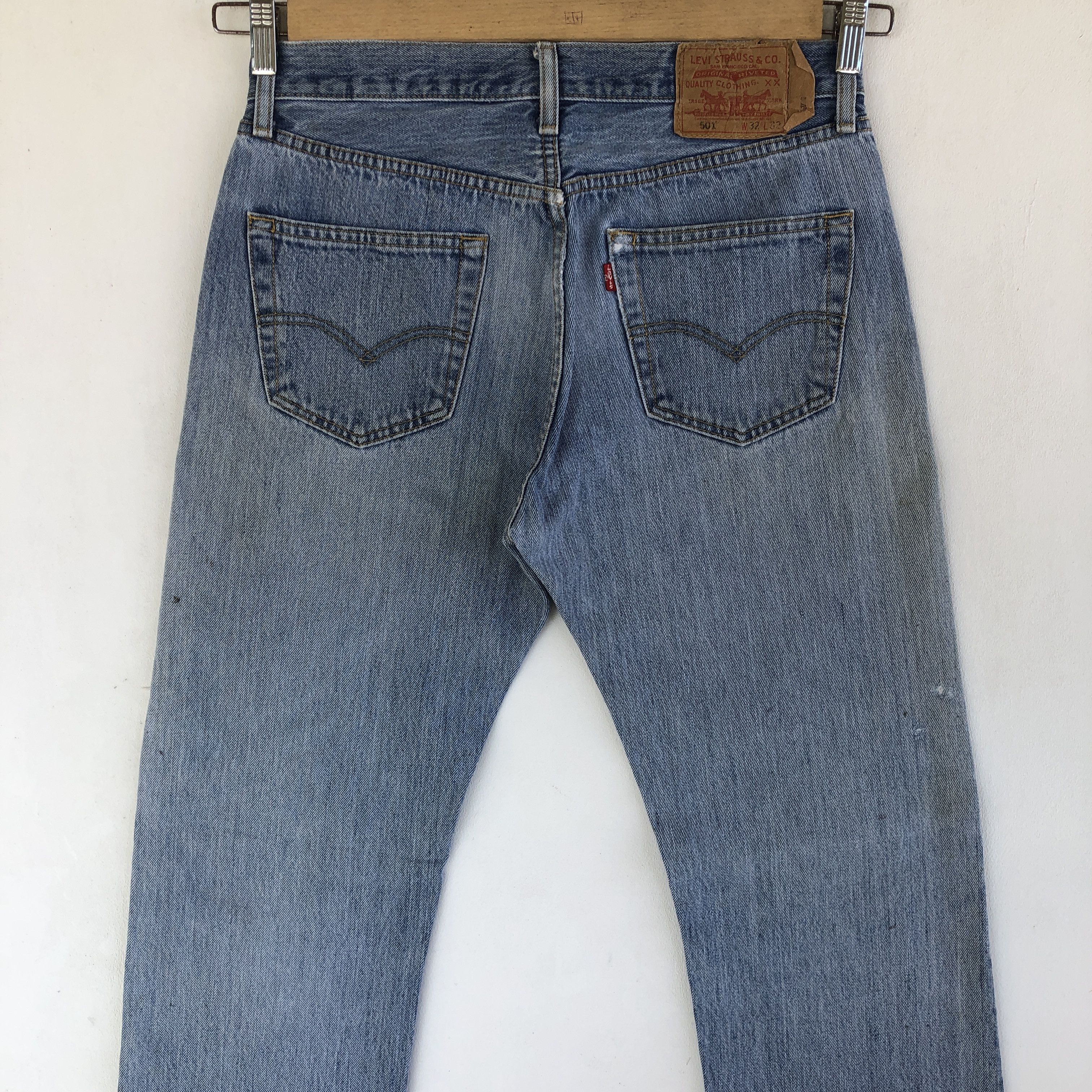 Levi's Vintage Levi's 501 Distressed Jeans Levis 501 Denim Pants Size 30" / US 8 / IT 44 - 4 Thumbnail
