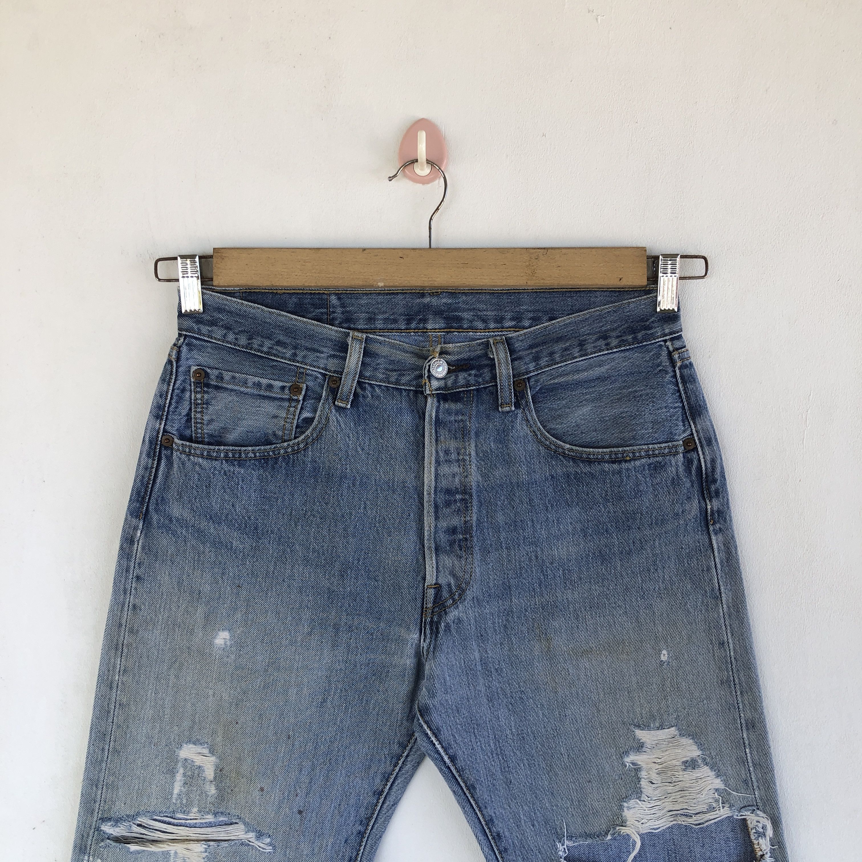 Levi's Vintage Levi's 501 Distressed Jeans Levis 501 Denim Pants Size 30" / US 8 / IT 44 - 5 Thumbnail