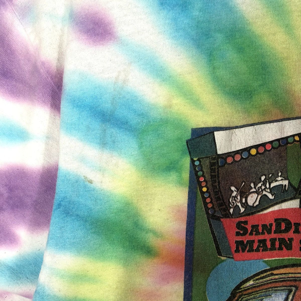 Band Tees × Vintage 2008 Mile High Music Festival Tye Dye Promo Concert Tee Size US XL / EU 56 / 4 - 10 Thumbnail