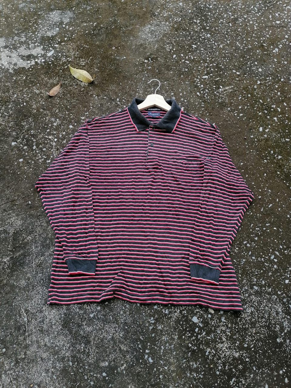Burberry × Japanese Brand Burberry Golf Made In Japan Longsleeve Polos Size US L / EU 52-54 / 3 - 1 Thumbnail