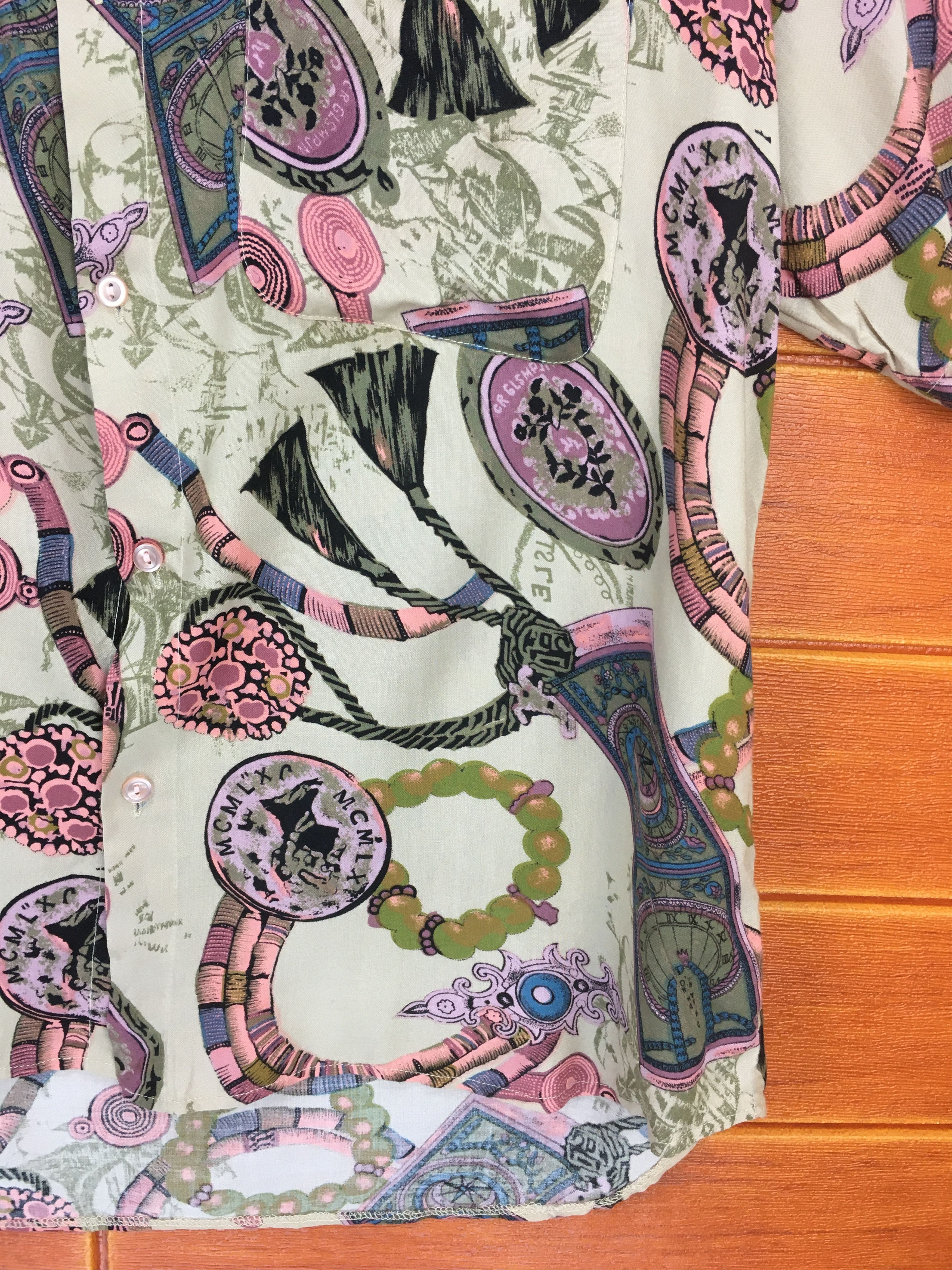 Vintage Vintage DIJAC Baroque psychedelic Luxury Hawaiian Shirt Size US L / EU 52-54 / 3 - 5 Thumbnail