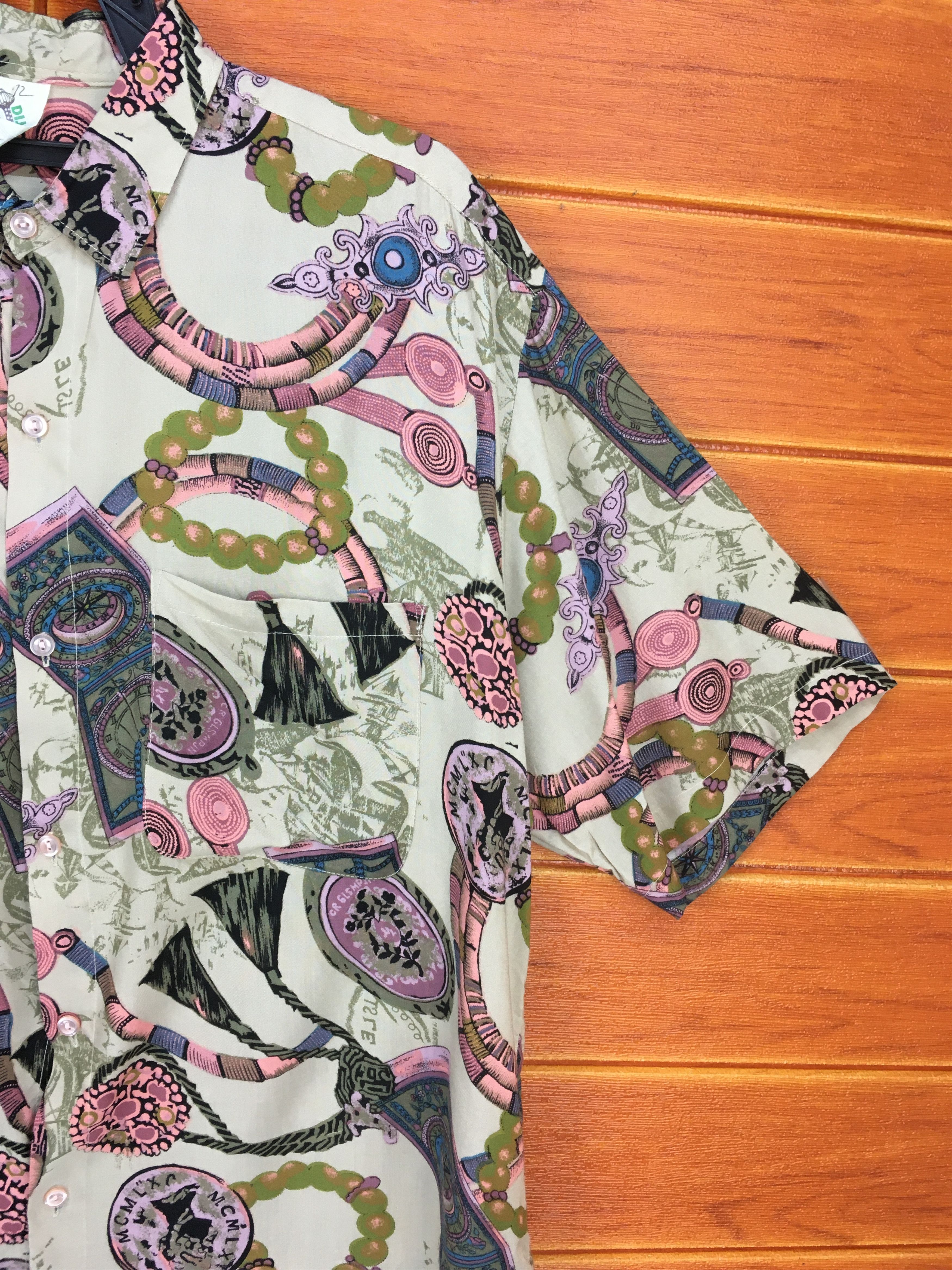 Vintage Vintage DIJAC Baroque psychedelic Luxury Hawaiian Shirt Size US L / EU 52-54 / 3 - 6 Thumbnail