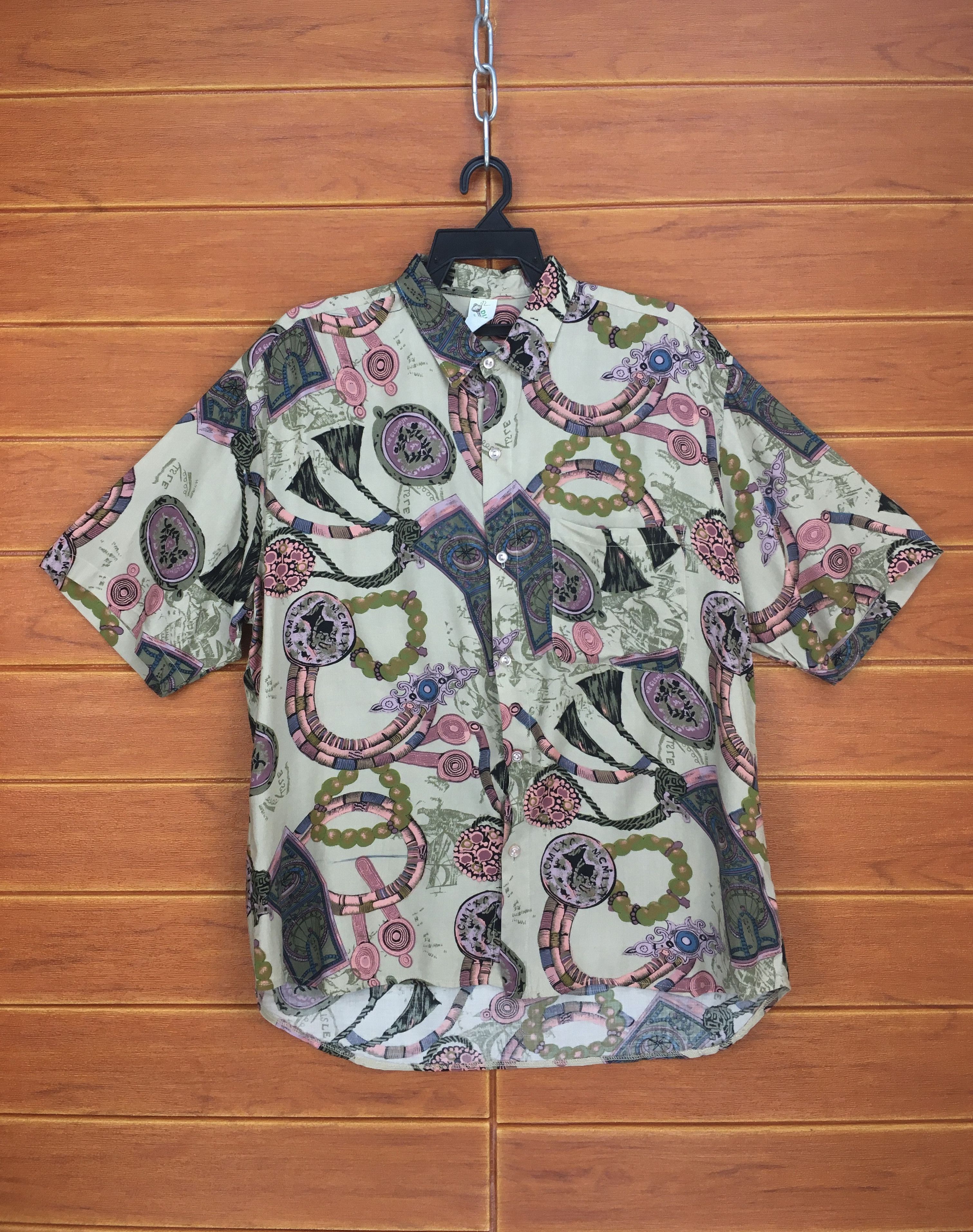 Vintage Vintage DIJAC Baroque psychedelic Luxury Hawaiian Shirt Size US L / EU 52-54 / 3 - 2 Thumbnail