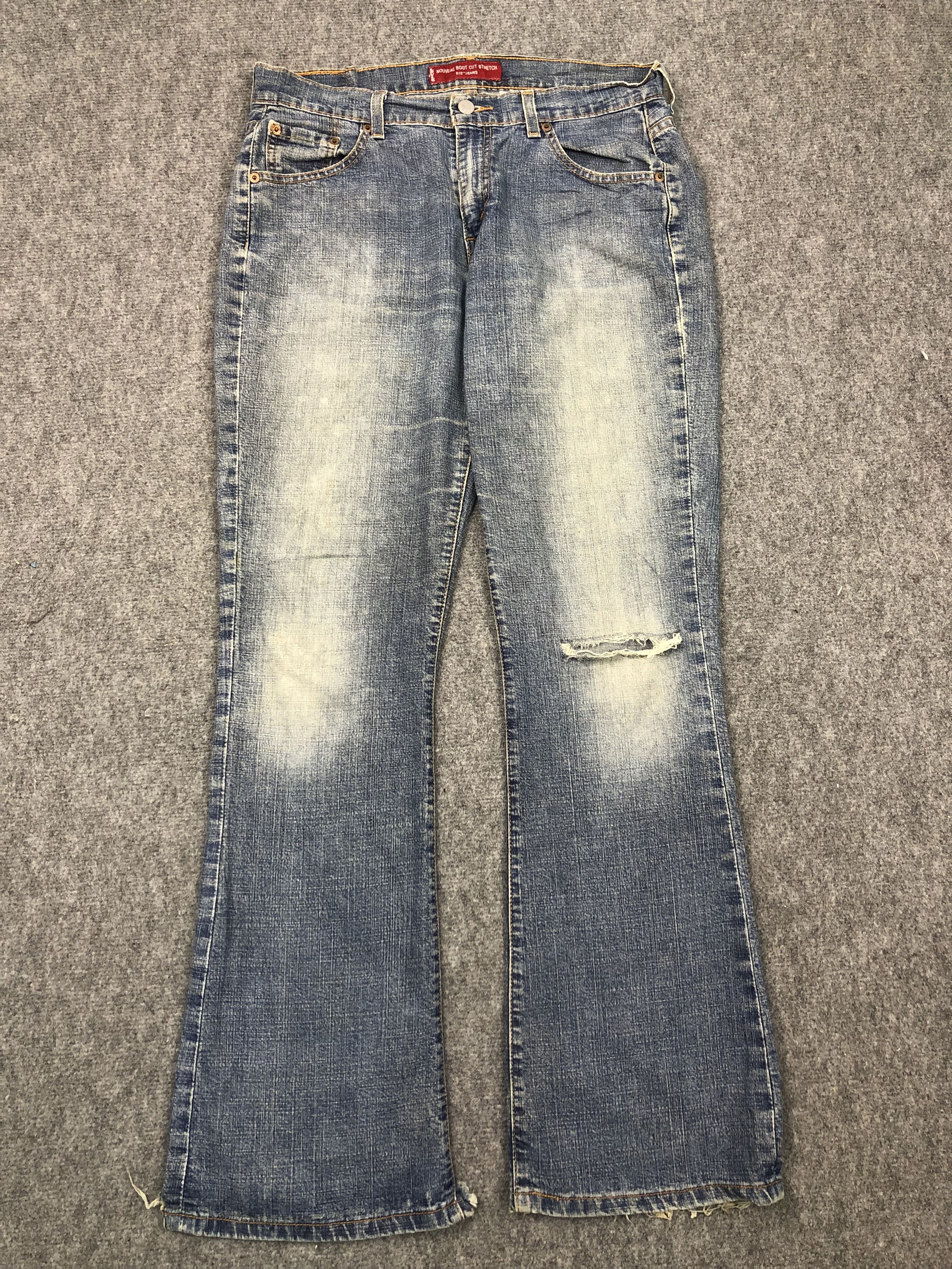 Levi's Vintage levis 515 Flare Blue Denim DP0229 Size US 33 - 1 Thumbnail