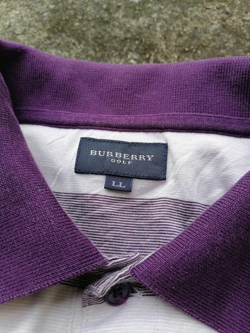 Burberry × Japanese Brand Burberry Golf Made In Japan Longsleeve Polos Size US L / EU 52-54 / 3 - 4 Thumbnail