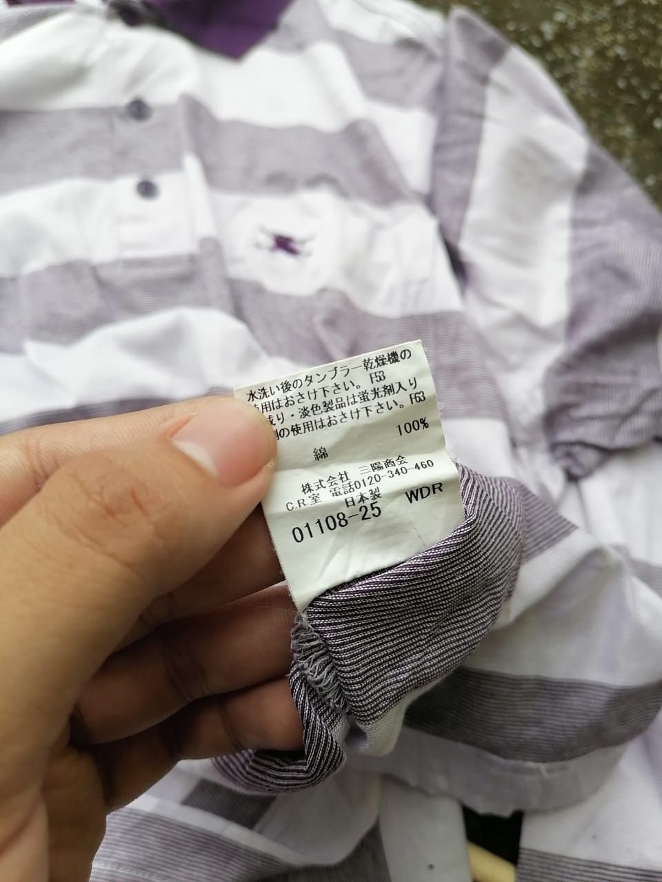 Burberry × Japanese Brand Burberry Golf Made In Japan Longsleeve Polos Size US L / EU 52-54 / 3 - 6 Thumbnail