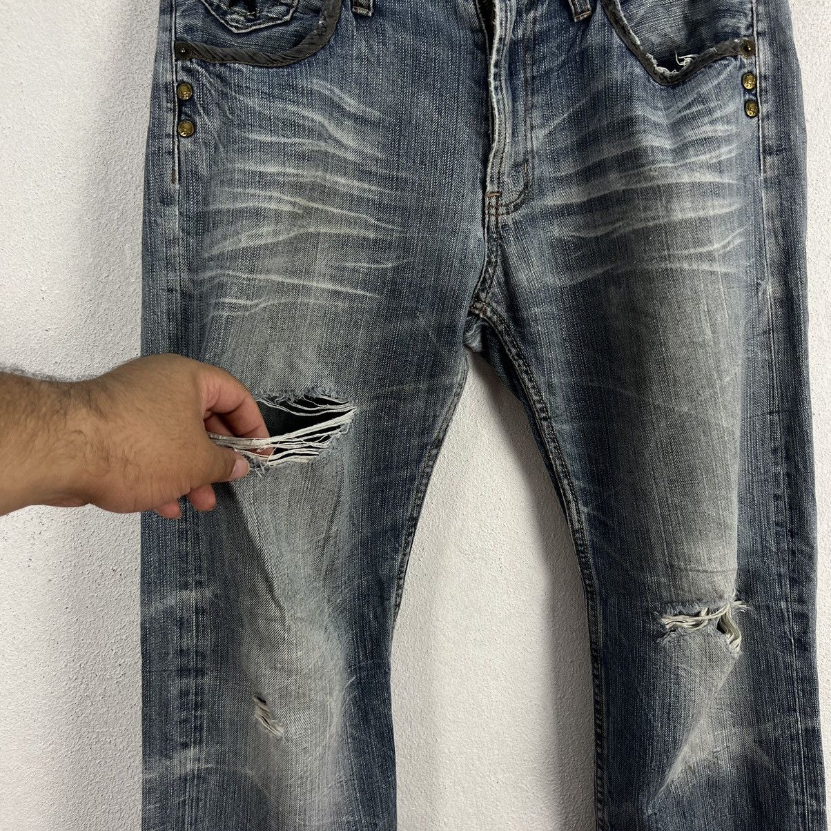 Japanese Brand VINTAGE ORIRIN JAPAN DISTRESSED DENIM RARE STYLE WEAR Size US 36 / EU 52 - 6 Thumbnail