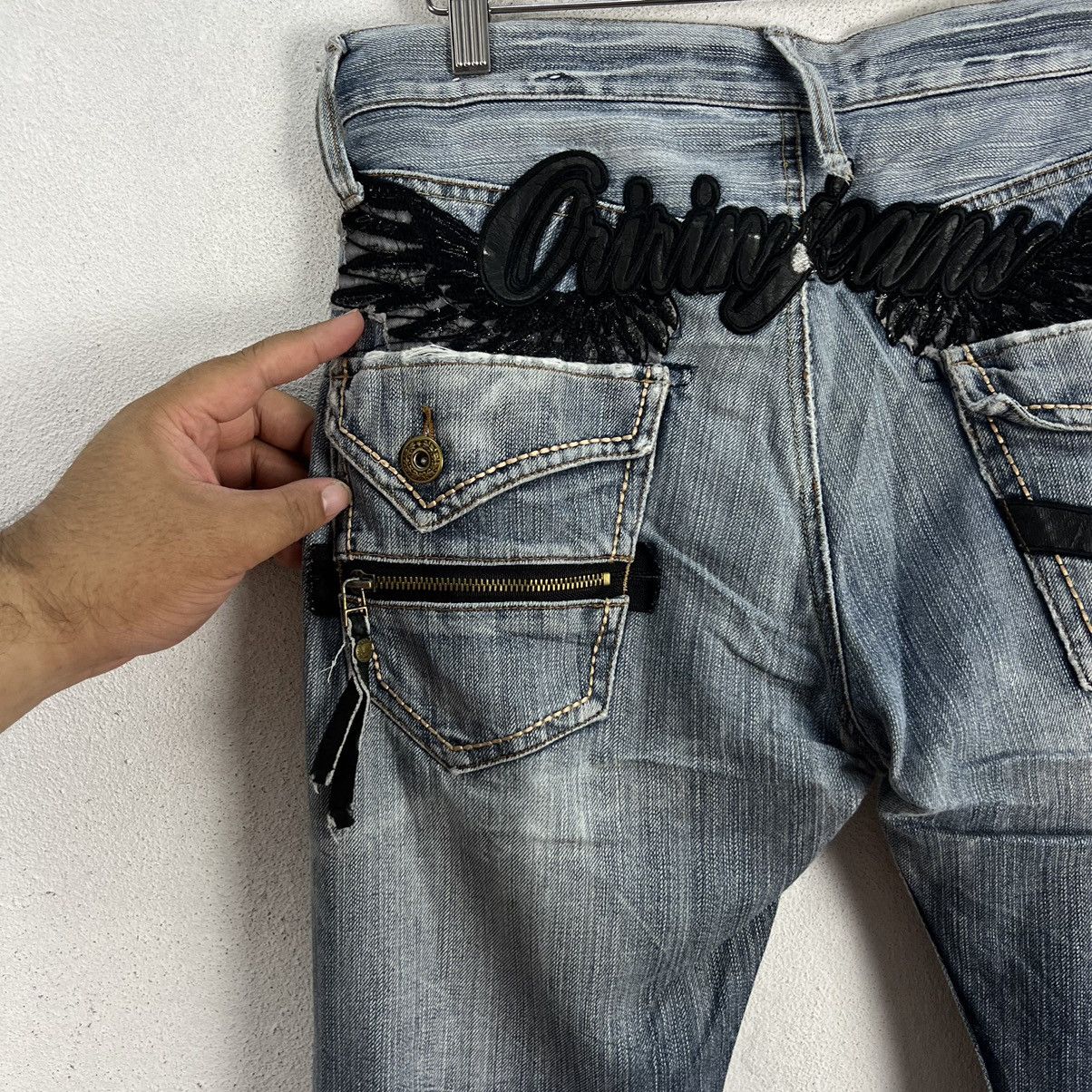 Japanese Brand VINTAGE ORIRIN JAPAN DISTRESSED DENIM RARE STYLE WEAR Size US 36 / EU 52 - 10 Thumbnail