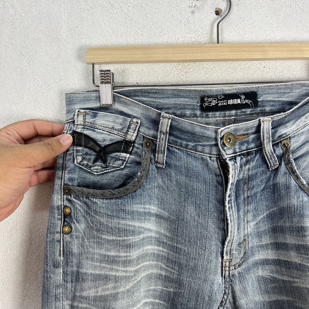 Japanese Brand VINTAGE ORIRIN JAPAN DISTRESSED DENIM RARE STYLE WEAR Size US 36 / EU 52 - 4 Thumbnail