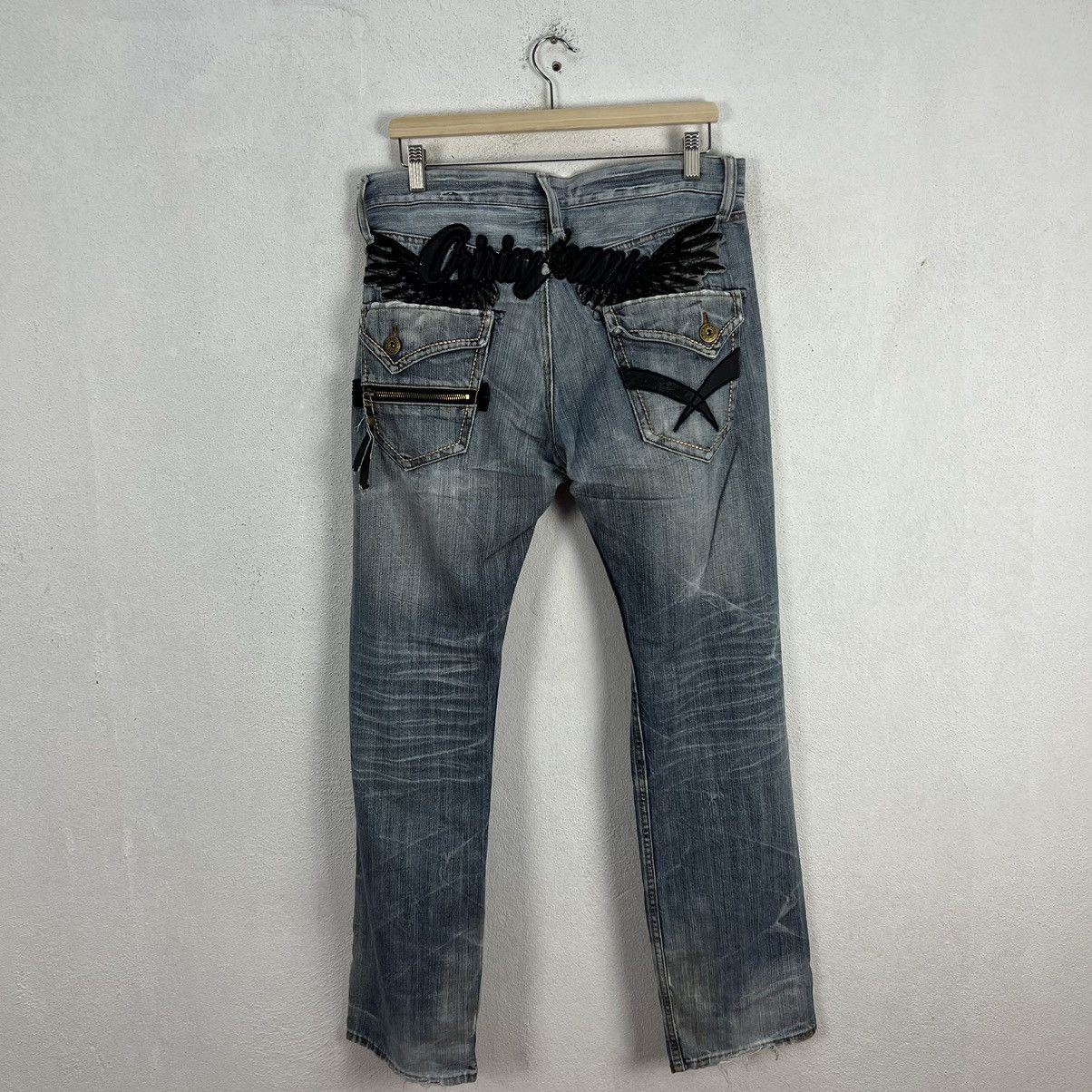 Japanese Brand VINTAGE ORIRIN JAPAN DISTRESSED DENIM RARE STYLE WEAR Size US 36 / EU 52 - 8 Thumbnail