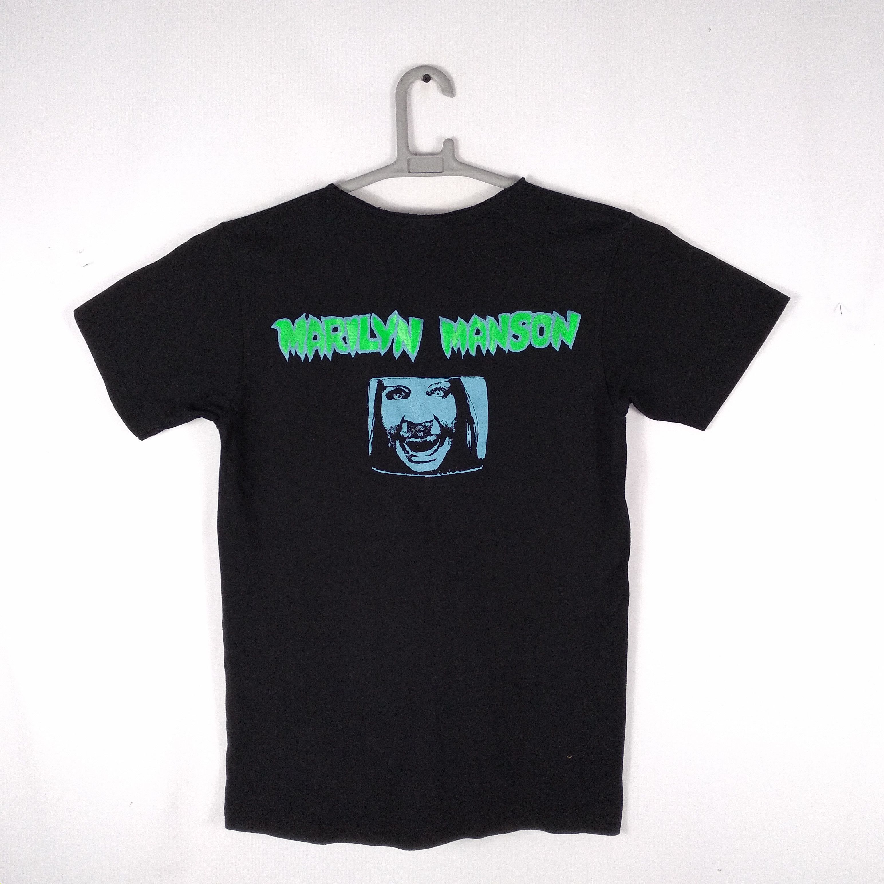 Band Tees × Marilyn Manson × Vintage Vintage Marilyn Manson Antichrist Superstar Promo Metal Tee Size US XS / EU 42 / 0 - 4 Thumbnail