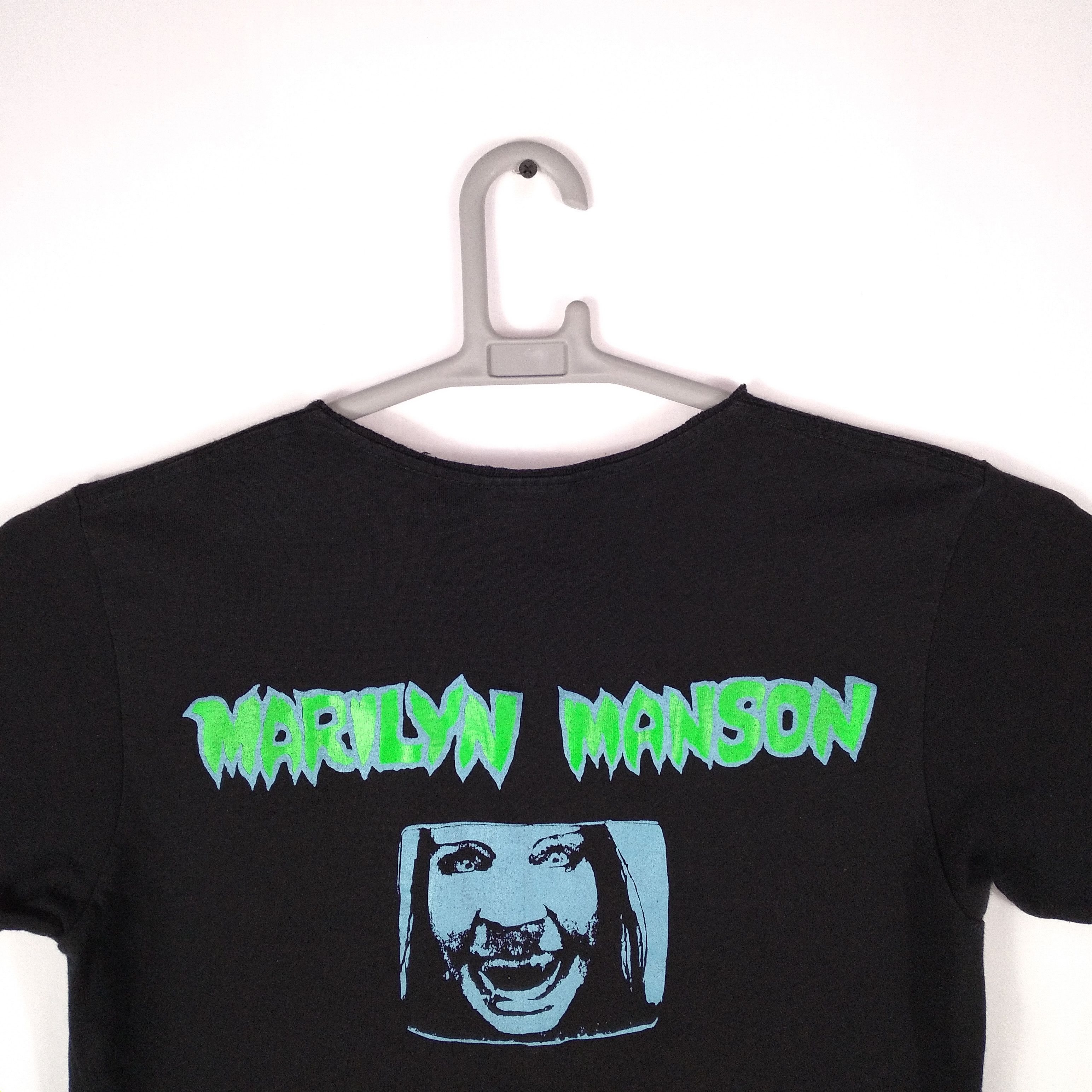 Band Tees × Marilyn Manson × Vintage Vintage Marilyn Manson Antichrist Superstar Promo Metal Tee Size US XS / EU 42 / 0 - 5 Thumbnail