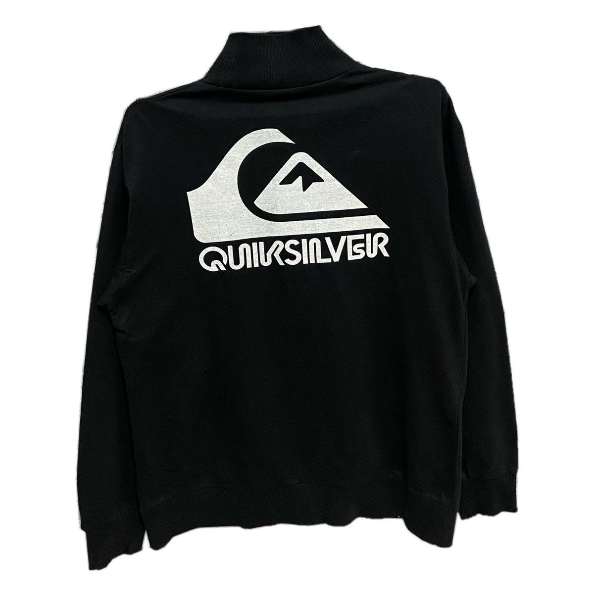 Quiksilver Vintage Quiksilver sweatshirt big logo spell out skateboard Size US L / EU 52-54 / 3 - 1 Thumbnail