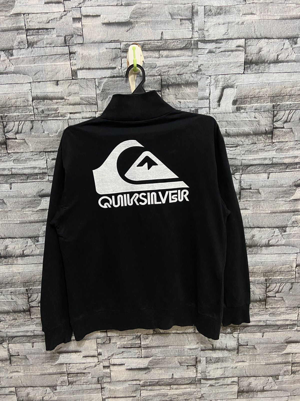 Quiksilver Vintage Quiksilver sweatshirt big logo spell out skateboard Size US L / EU 52-54 / 3 - 2 Thumbnail