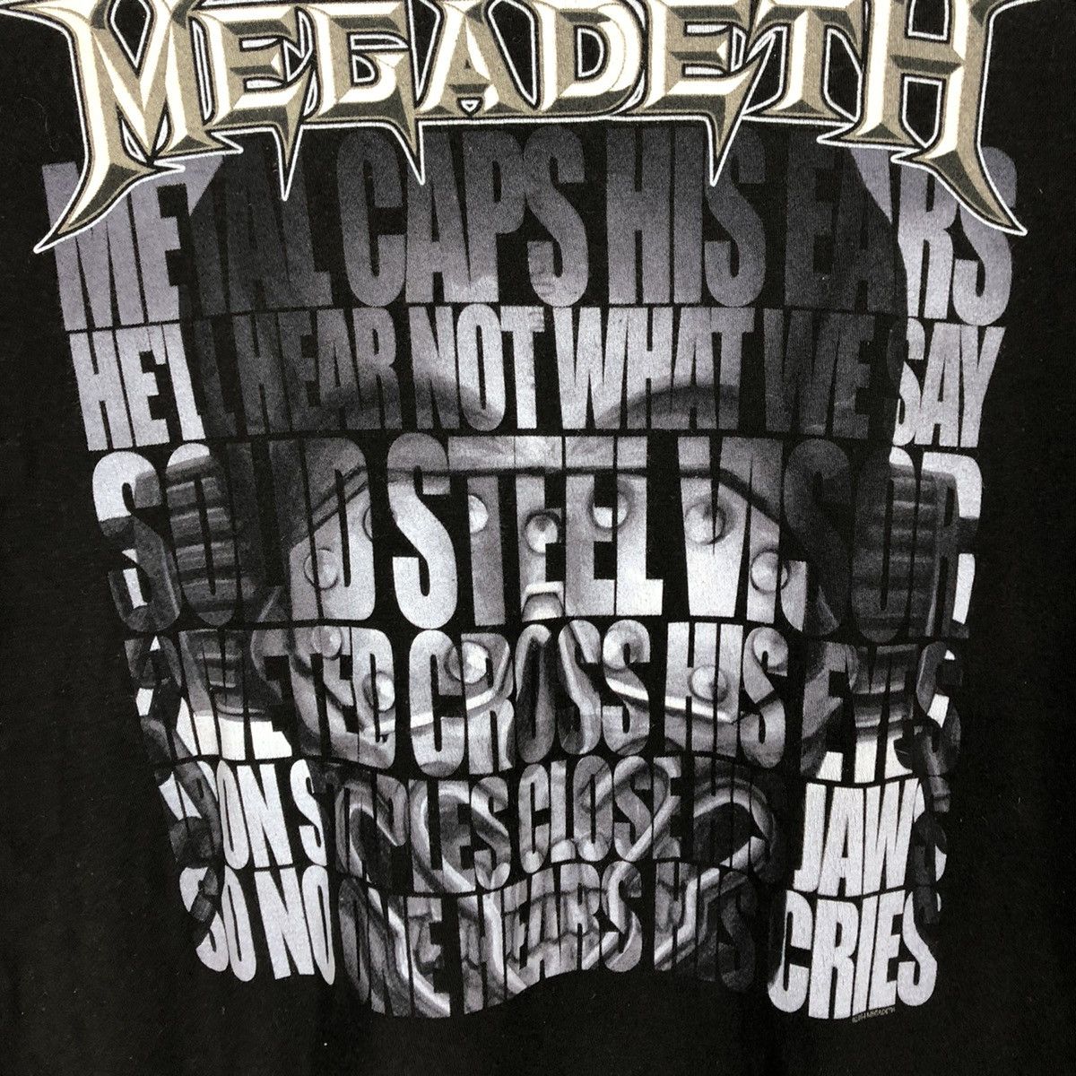 Band Tees × Vintage 🔥Rare🔥Vintage Megadeth American Thrash Metal Band Promo Tee Size US XL / EU 56 / 4 - 4 Thumbnail